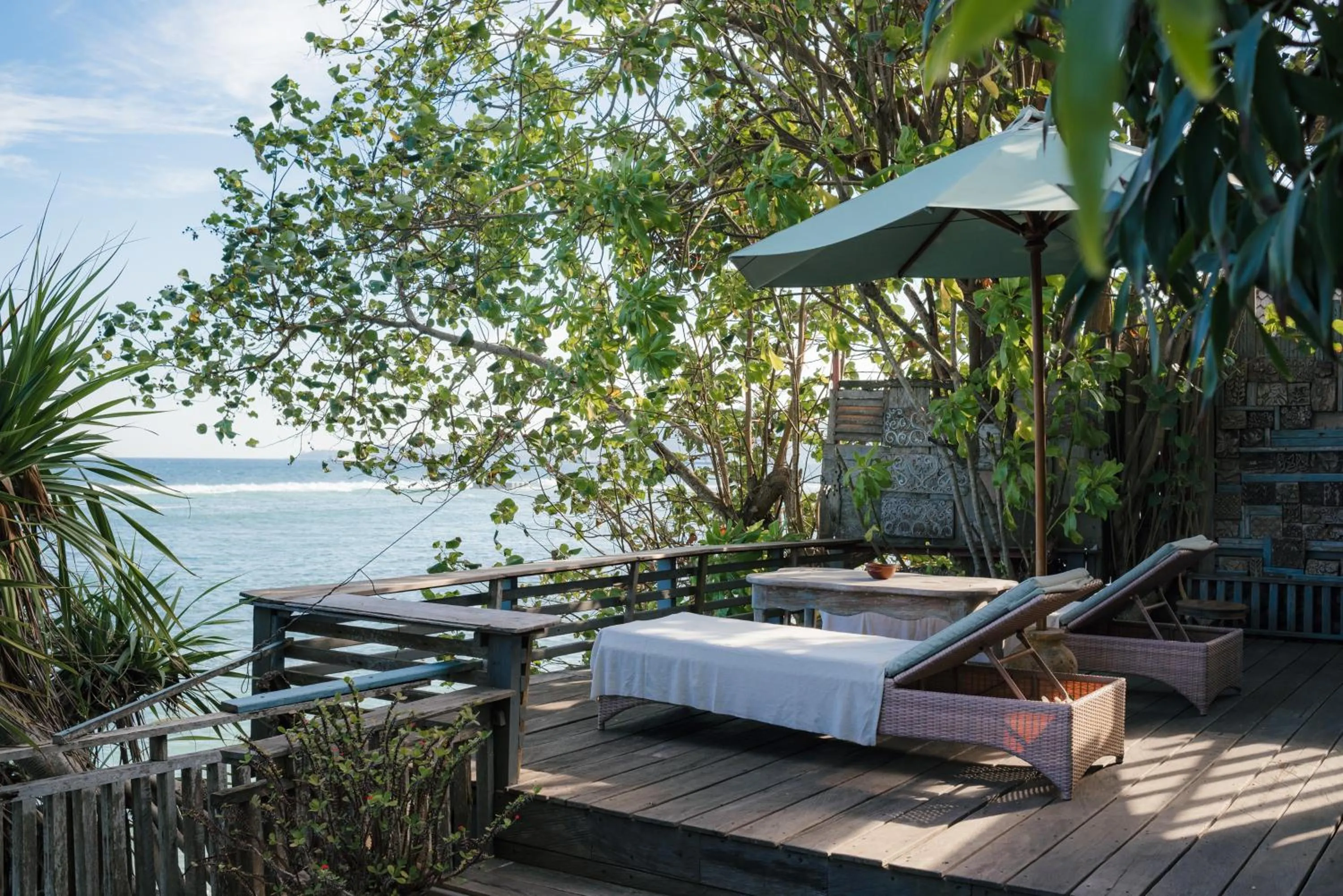 Balcony/Terrace in Pondok Pisang Candidasa