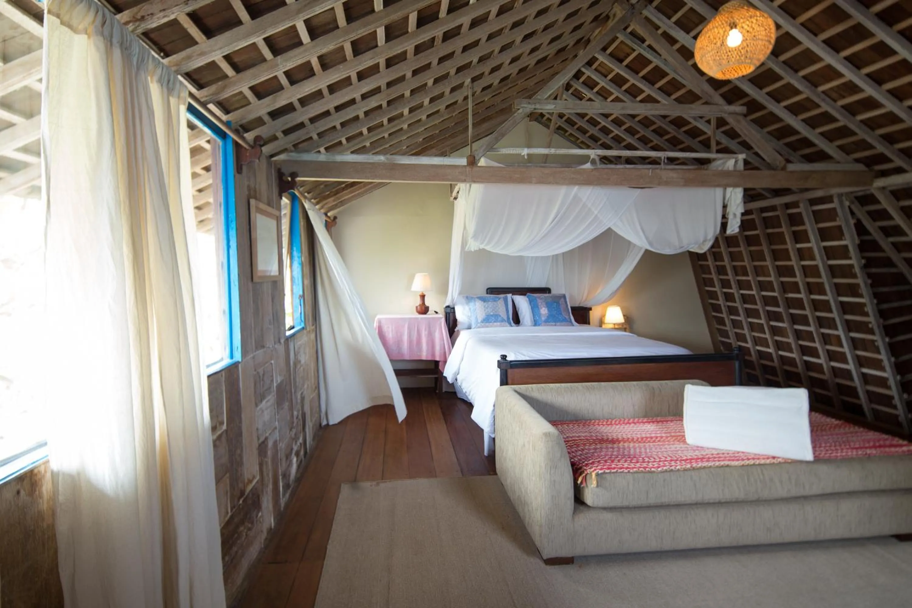 Bed in Pondok Pisang Candidasa