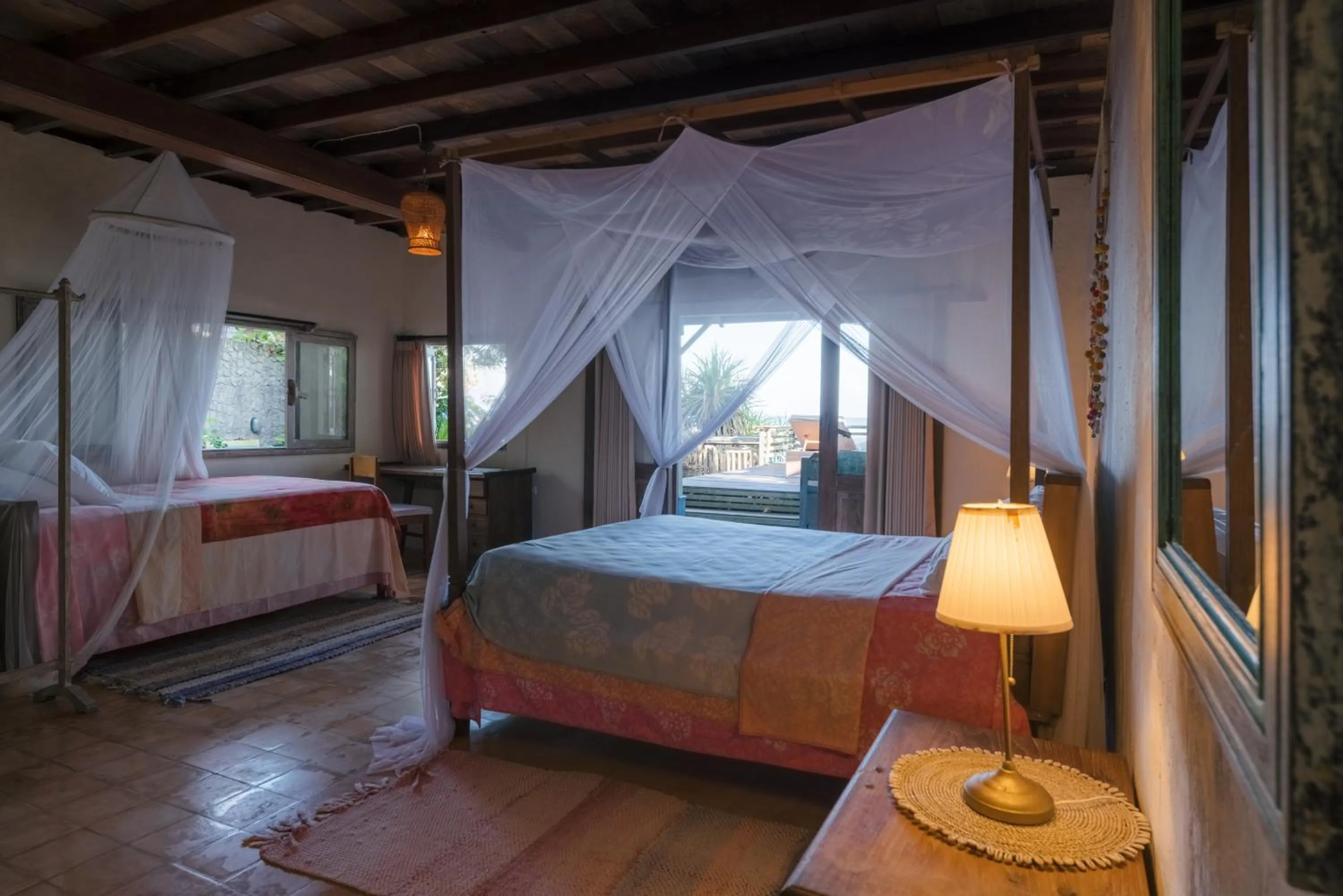 Bed in Pondok Pisang Candidasa