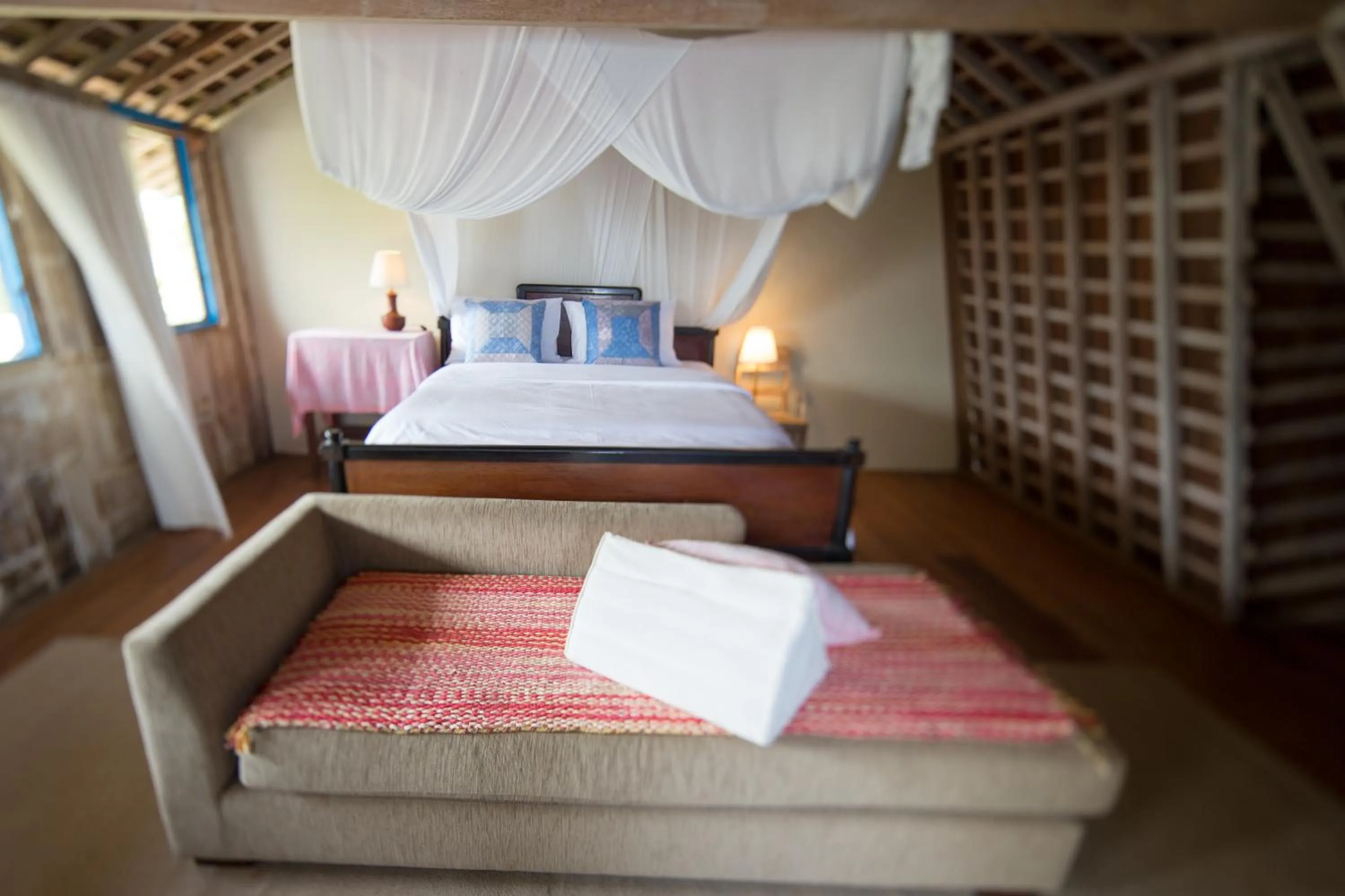 Bed in Pondok Pisang Candidasa