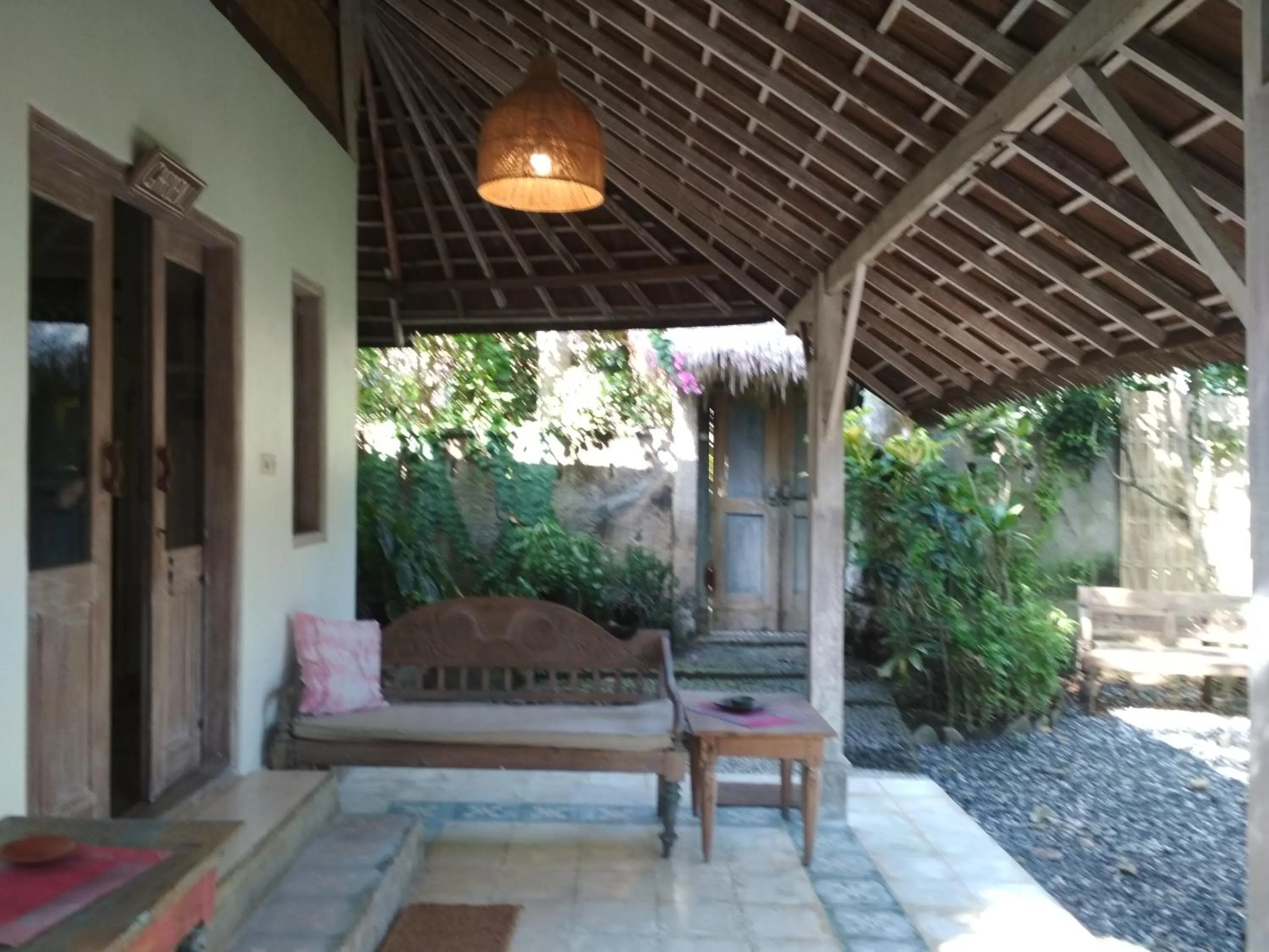 Balcony/Terrace in Pondok Pisang Candidasa