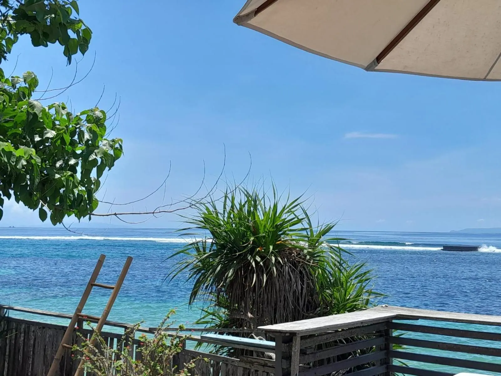 Balcony/Terrace in Pondok Pisang Candidasa