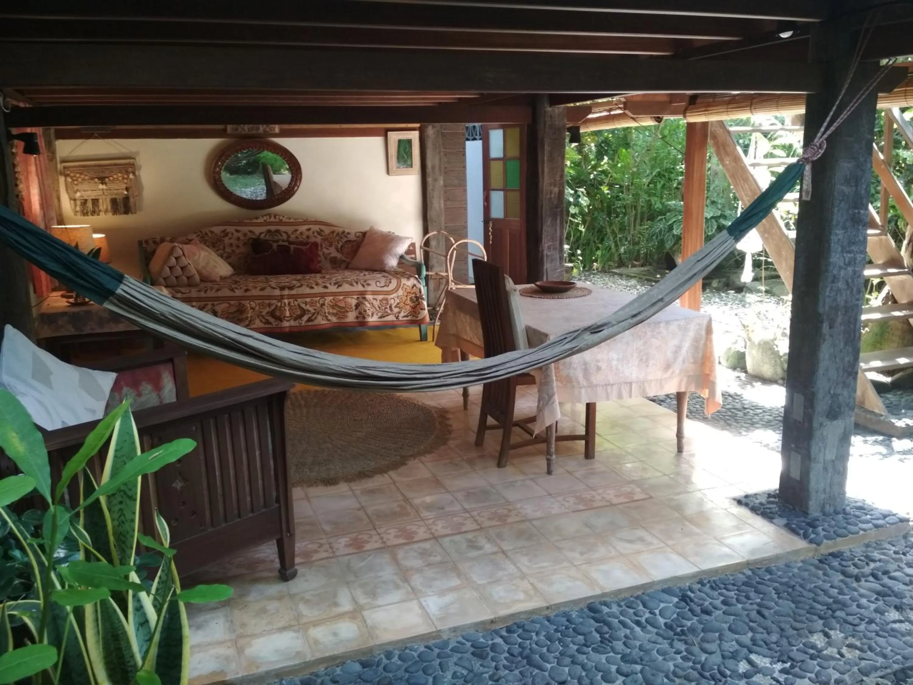 Balcony/Terrace in Pondok Pisang Candidasa