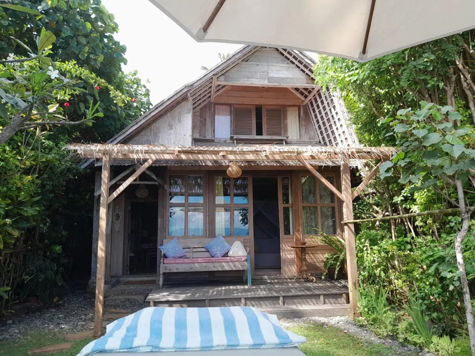 Balcony/Terrace in Pondok Pisang Candidasa