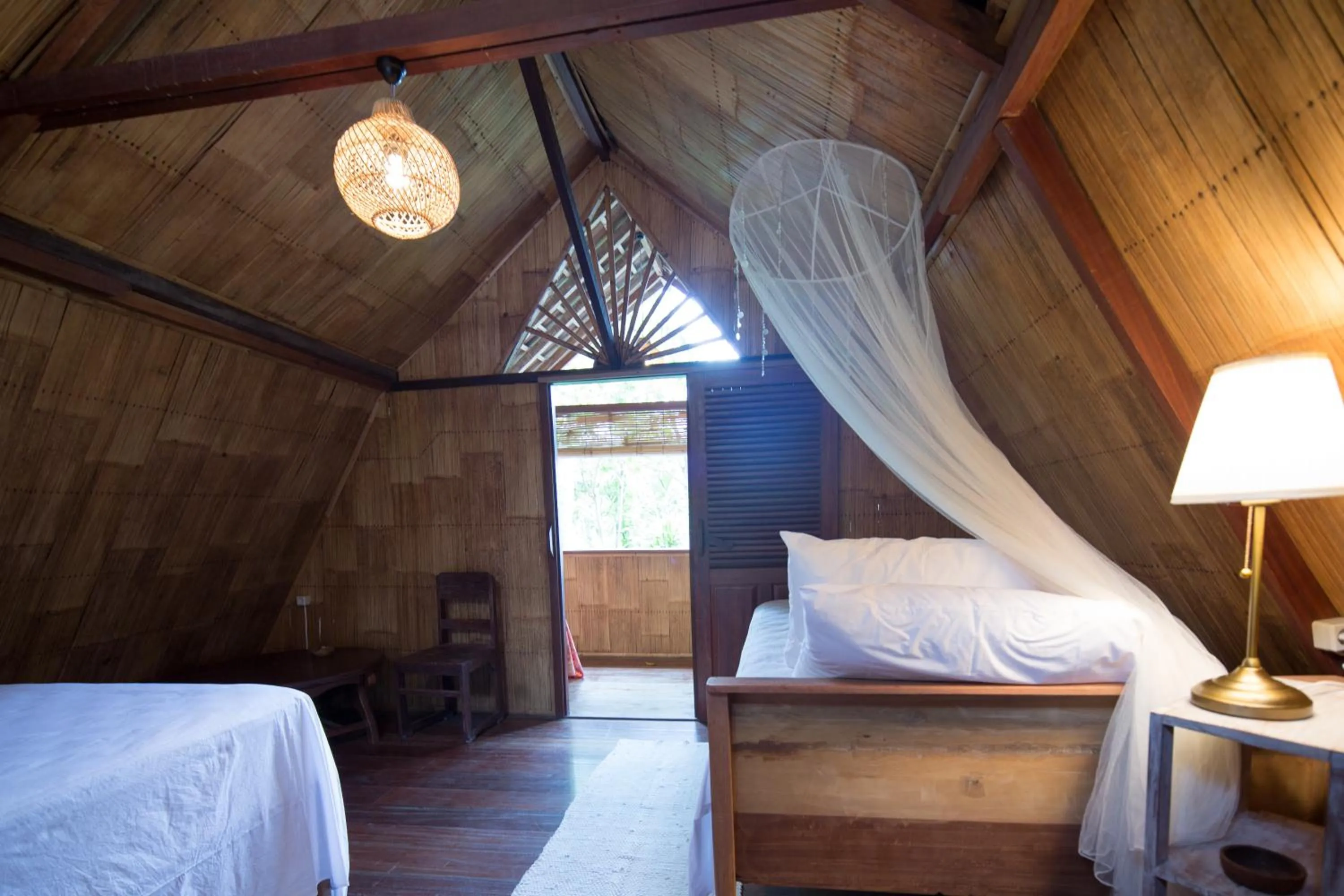 Bed in Pondok Pisang Candidasa