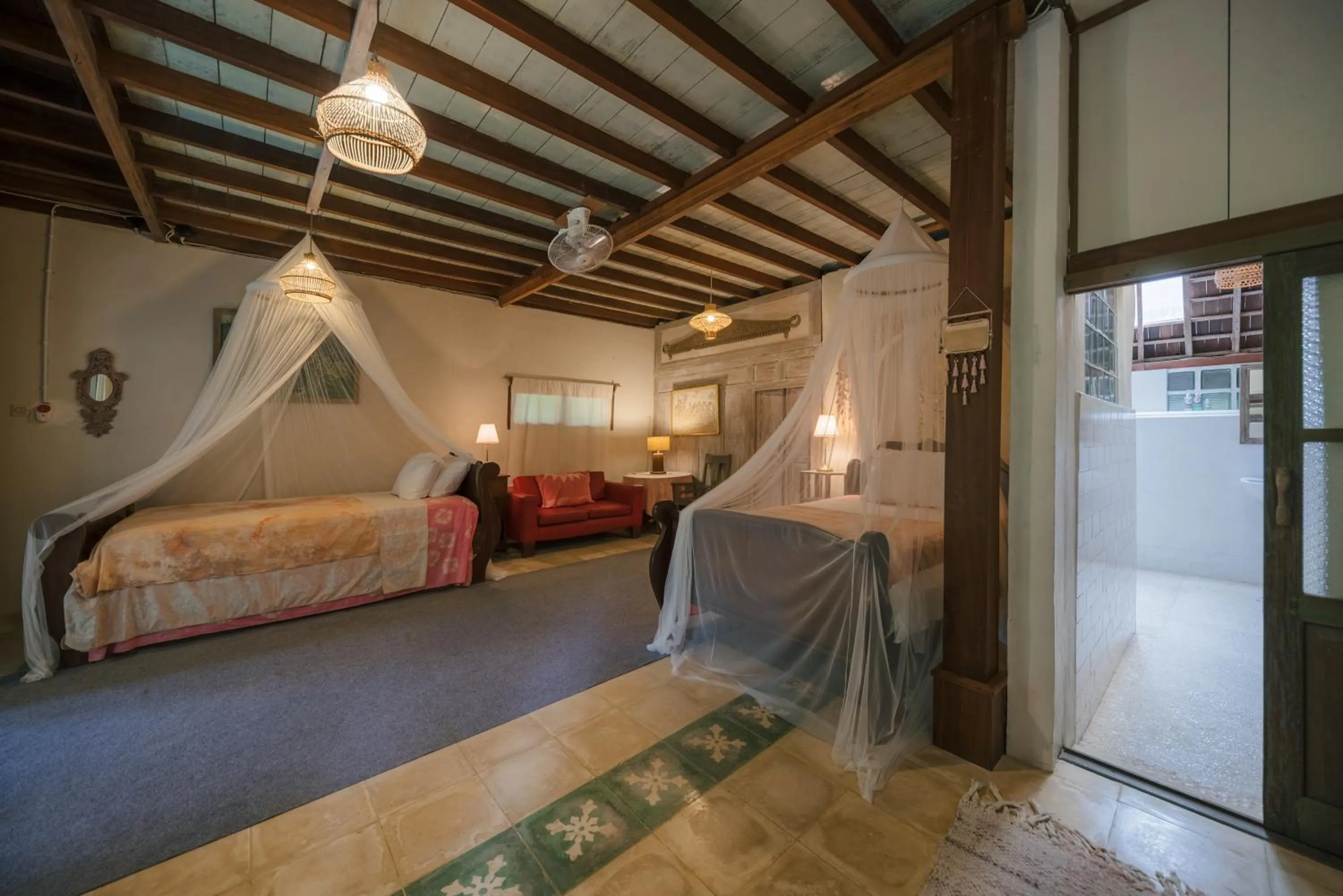 Bed in Pondok Pisang Candidasa