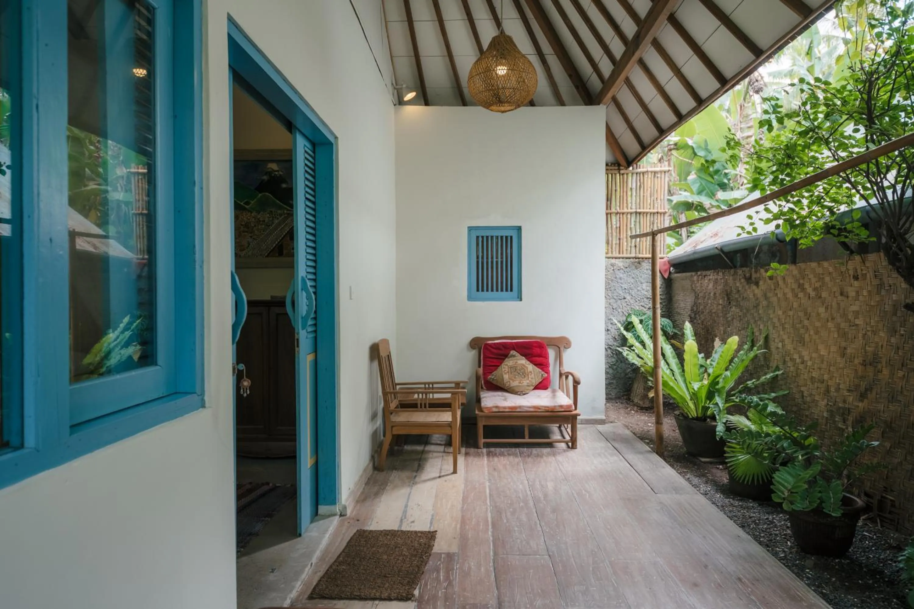 Balcony/Terrace in Pondok Pisang Candidasa