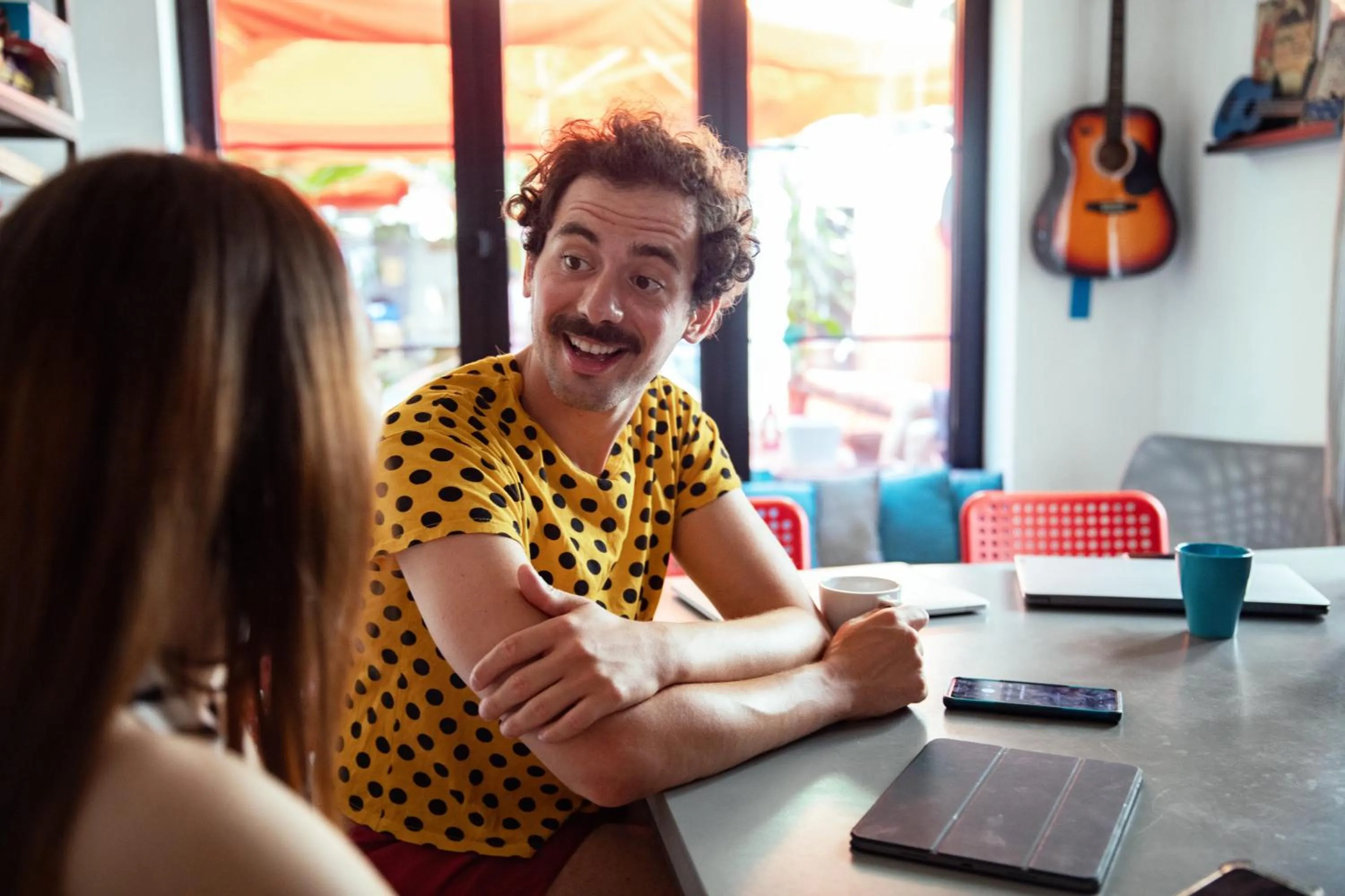 Communal kitchen in Good People Design Hostel