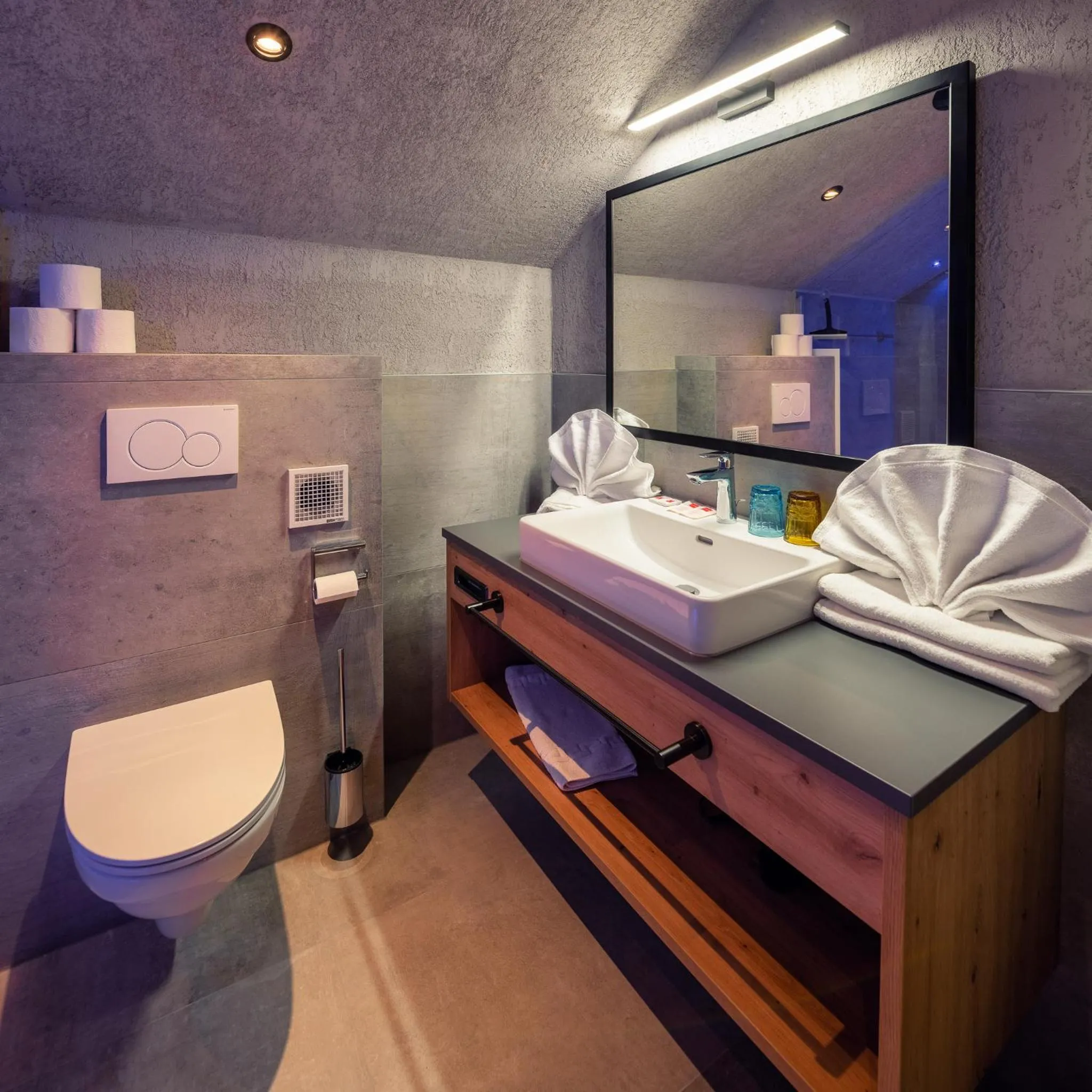 Toilet, Bed in Die Reblaus