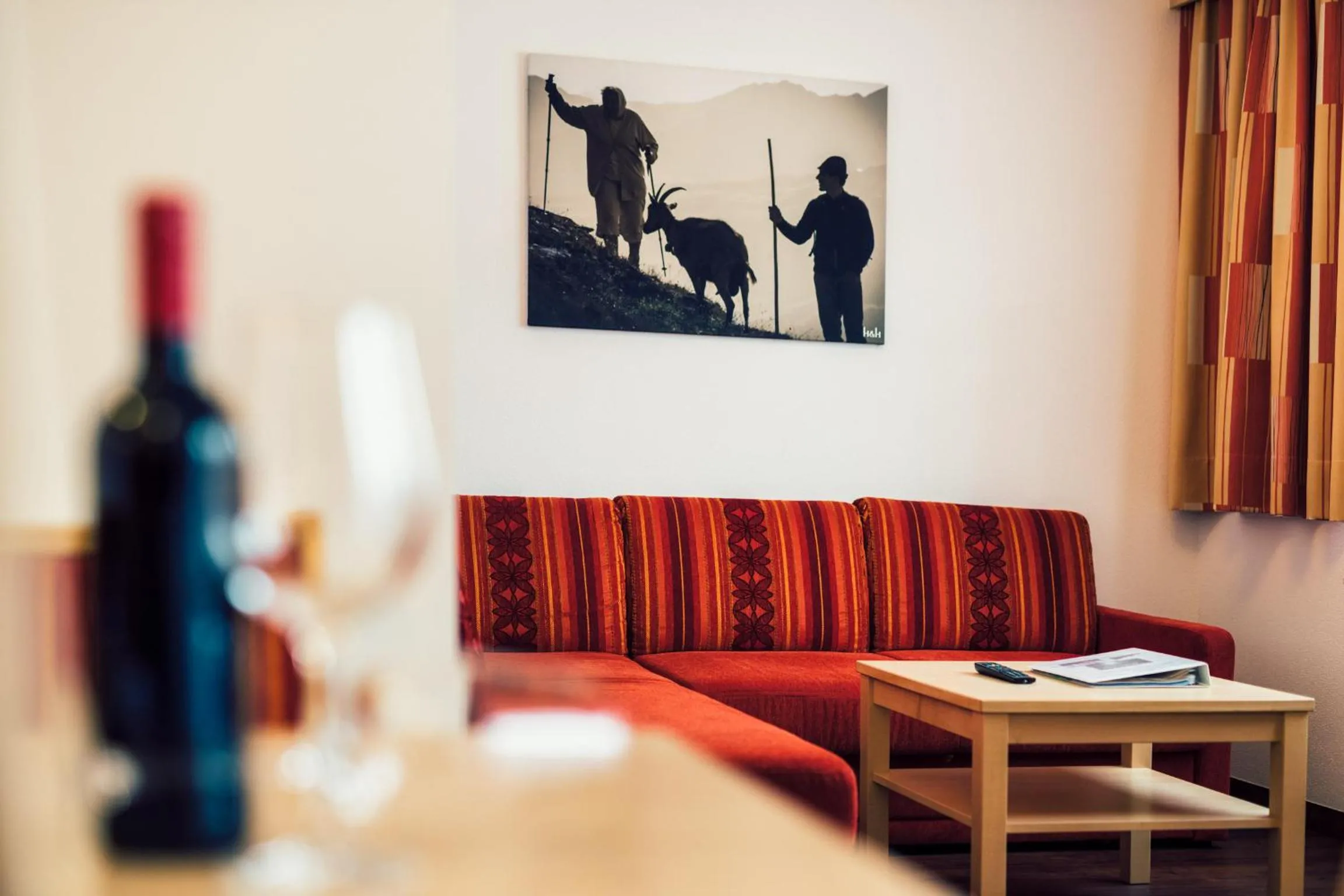Living room in Die Reblaus