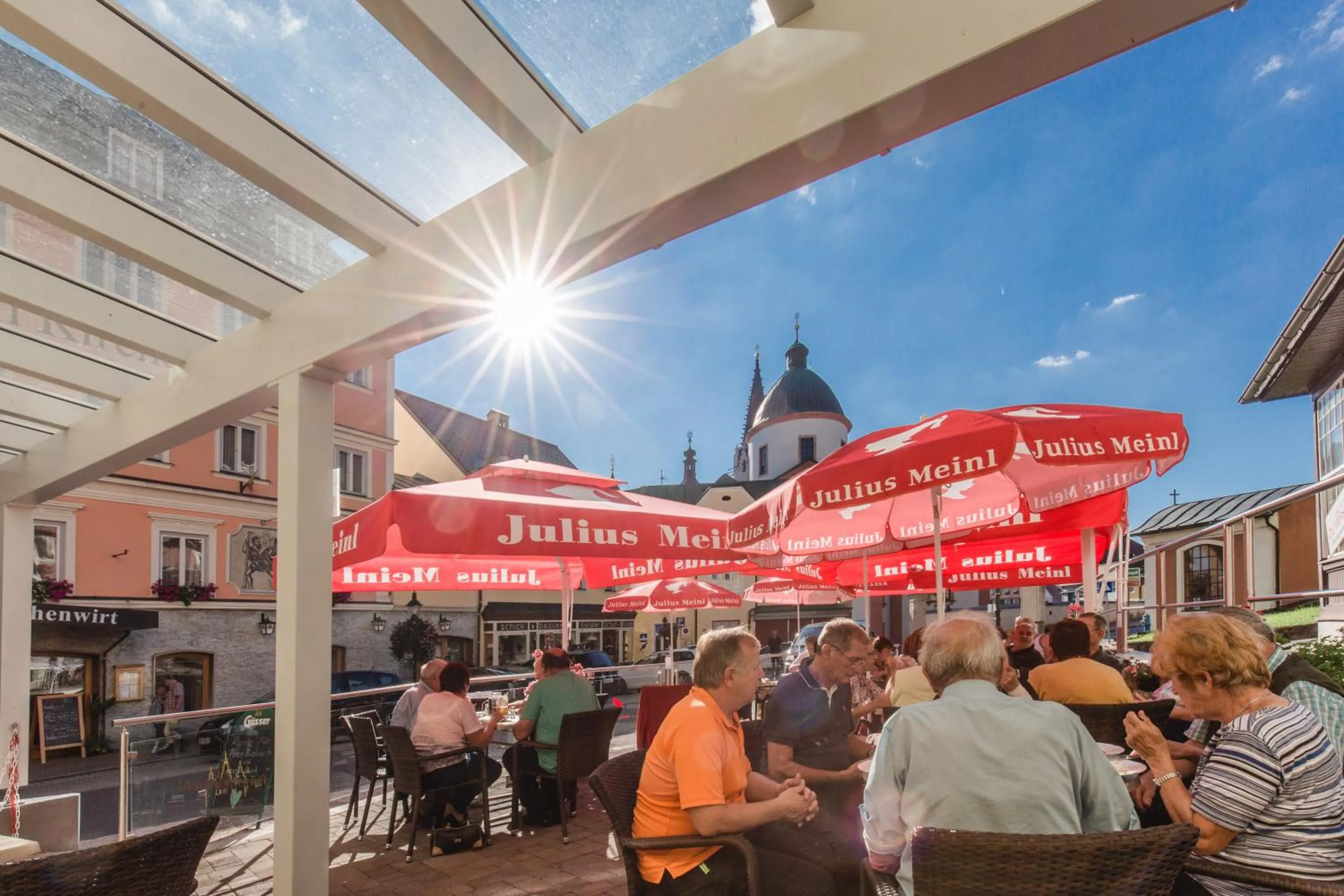 Balcony/Terrace in Hotel Himmelreich