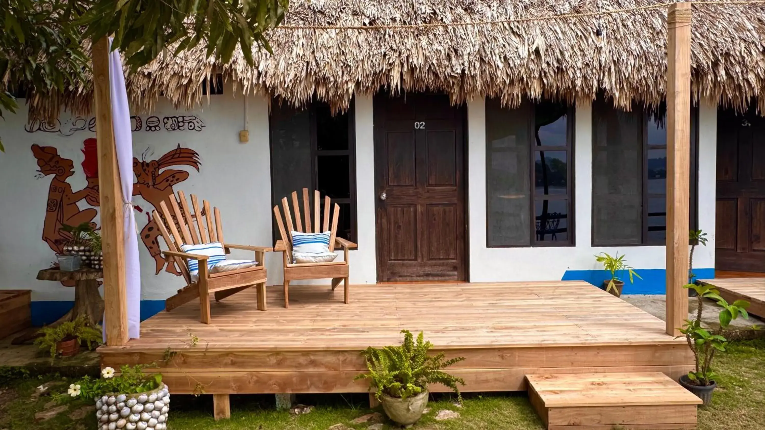 Deluxe Double Room with Shower in Mayan Spirit Deluxe Double Room with Shower in Mayan Spirit