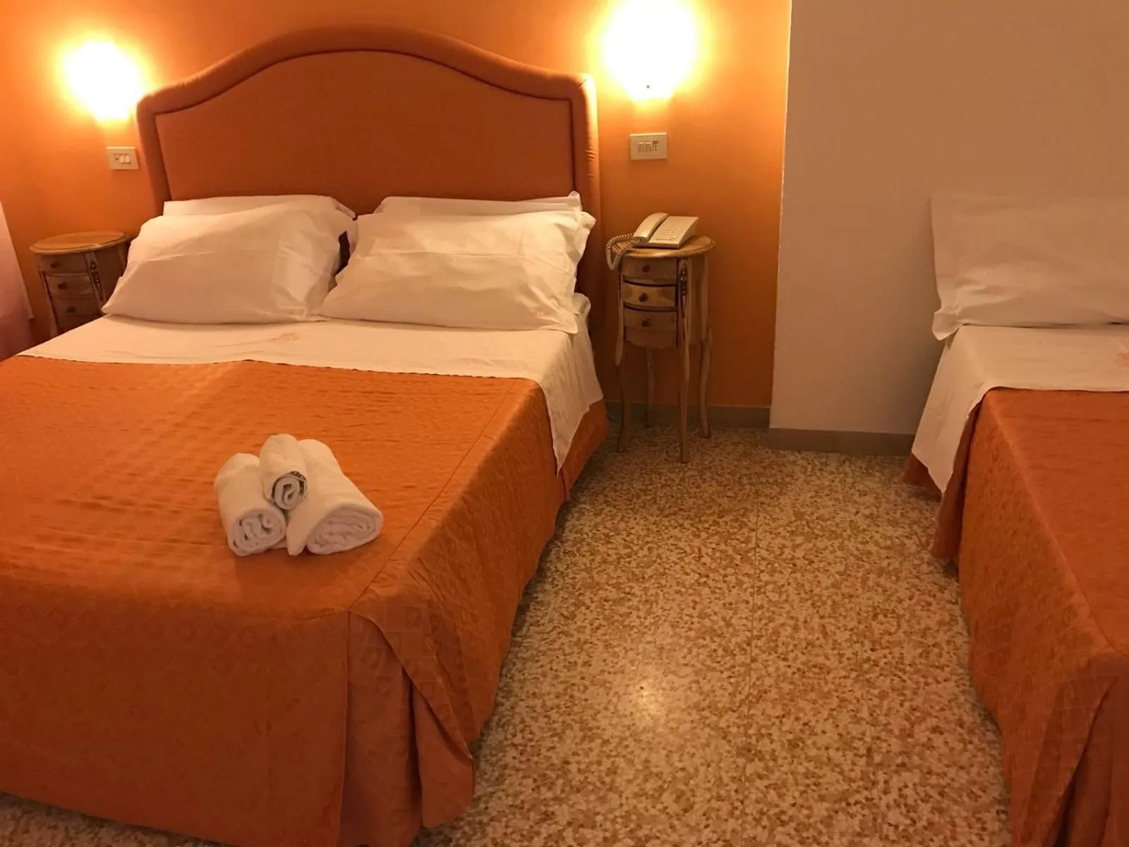 Bed in Hotel Negresco