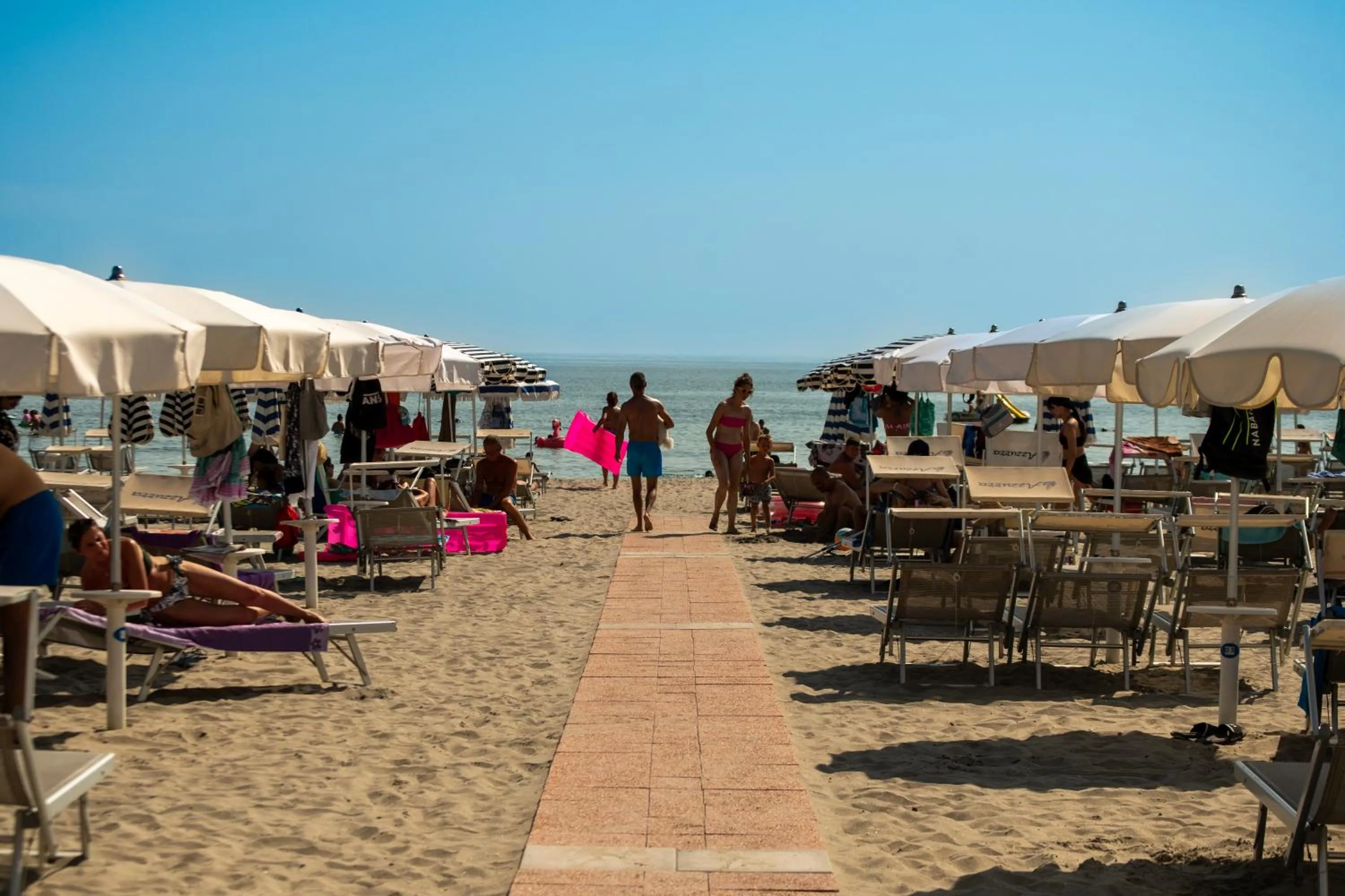 Beach in Hotel Negresco