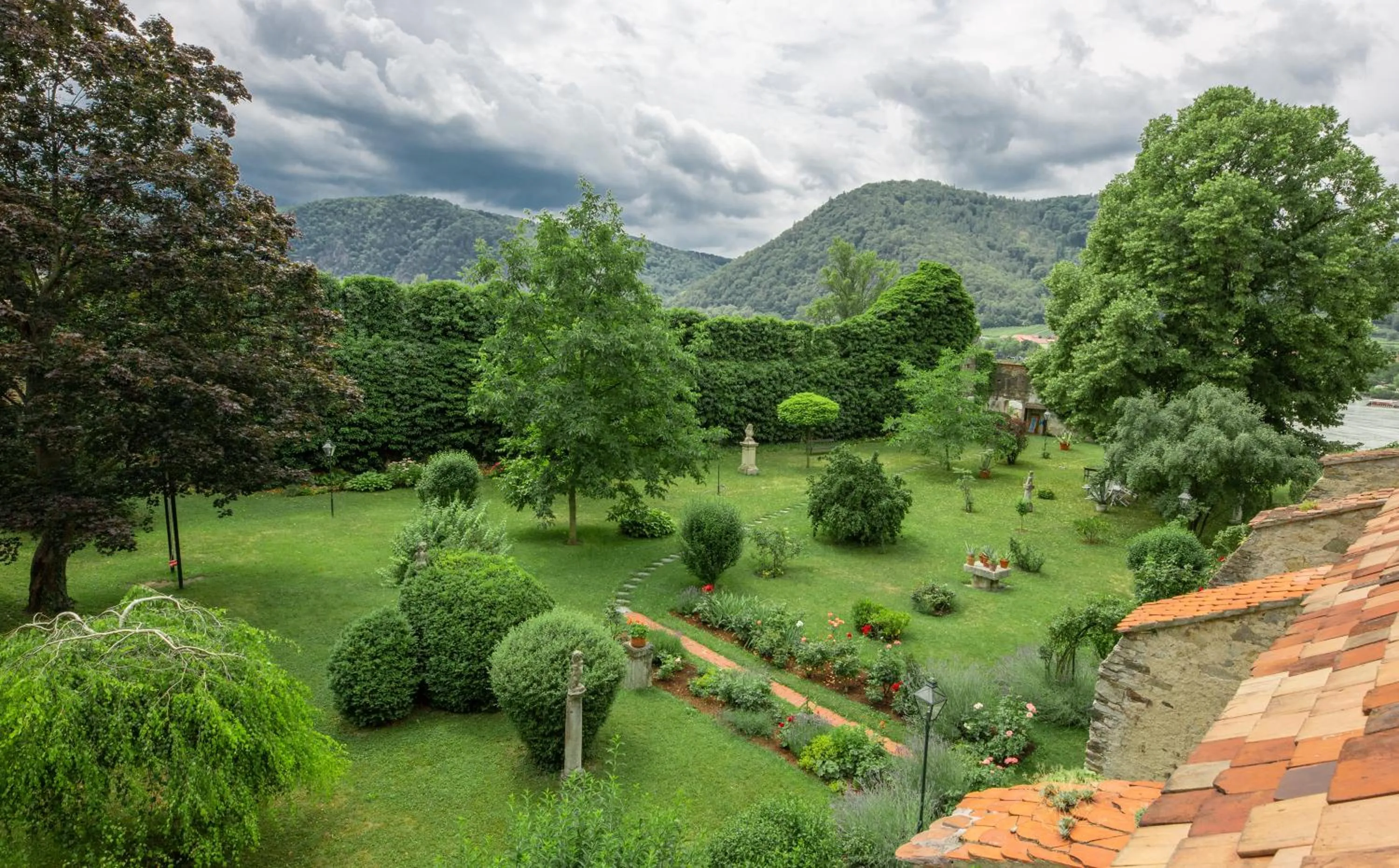 Garden in Hotel Richard Löwenherz