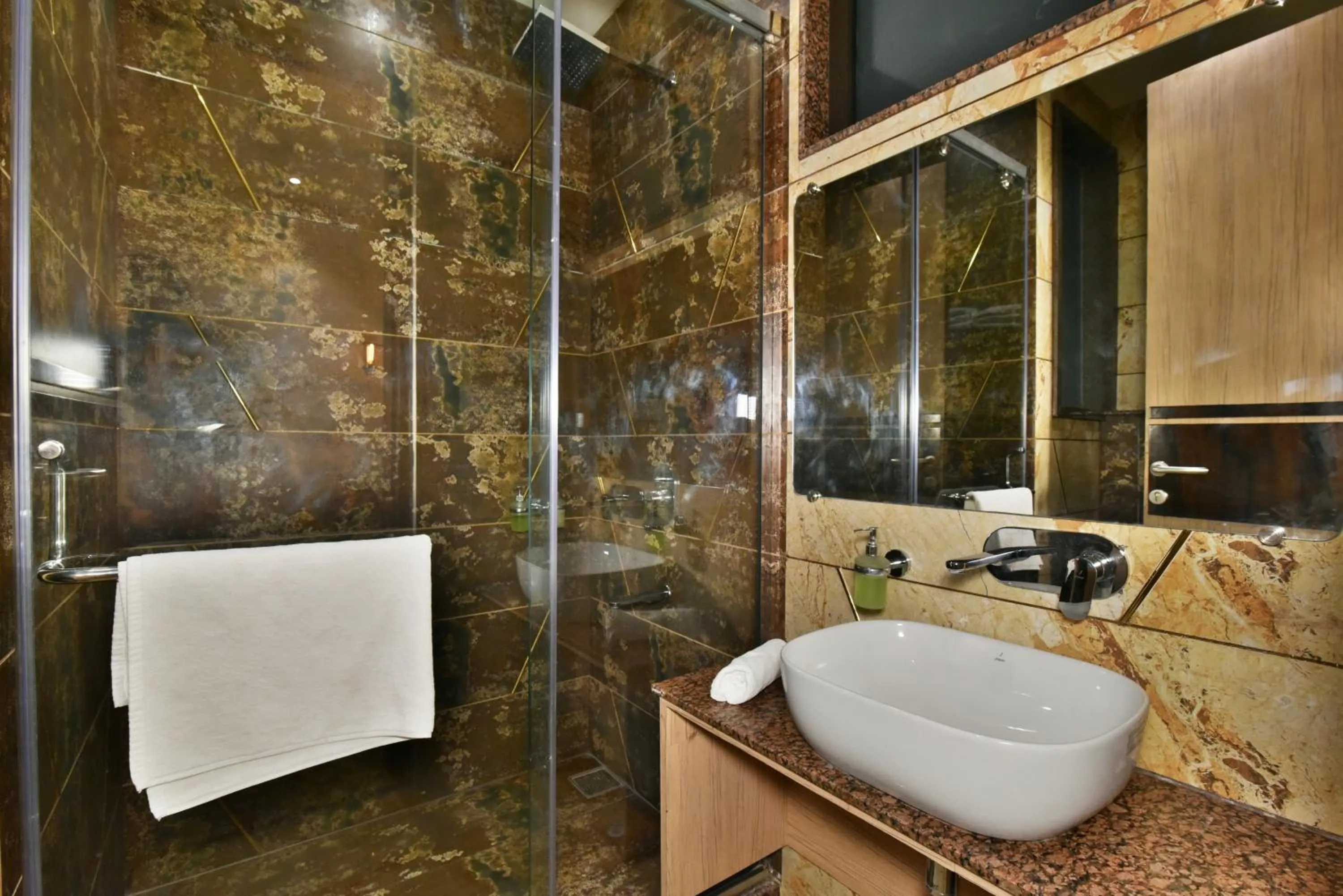 Bathroom in Hotel Infa - 400m From Golden Temple