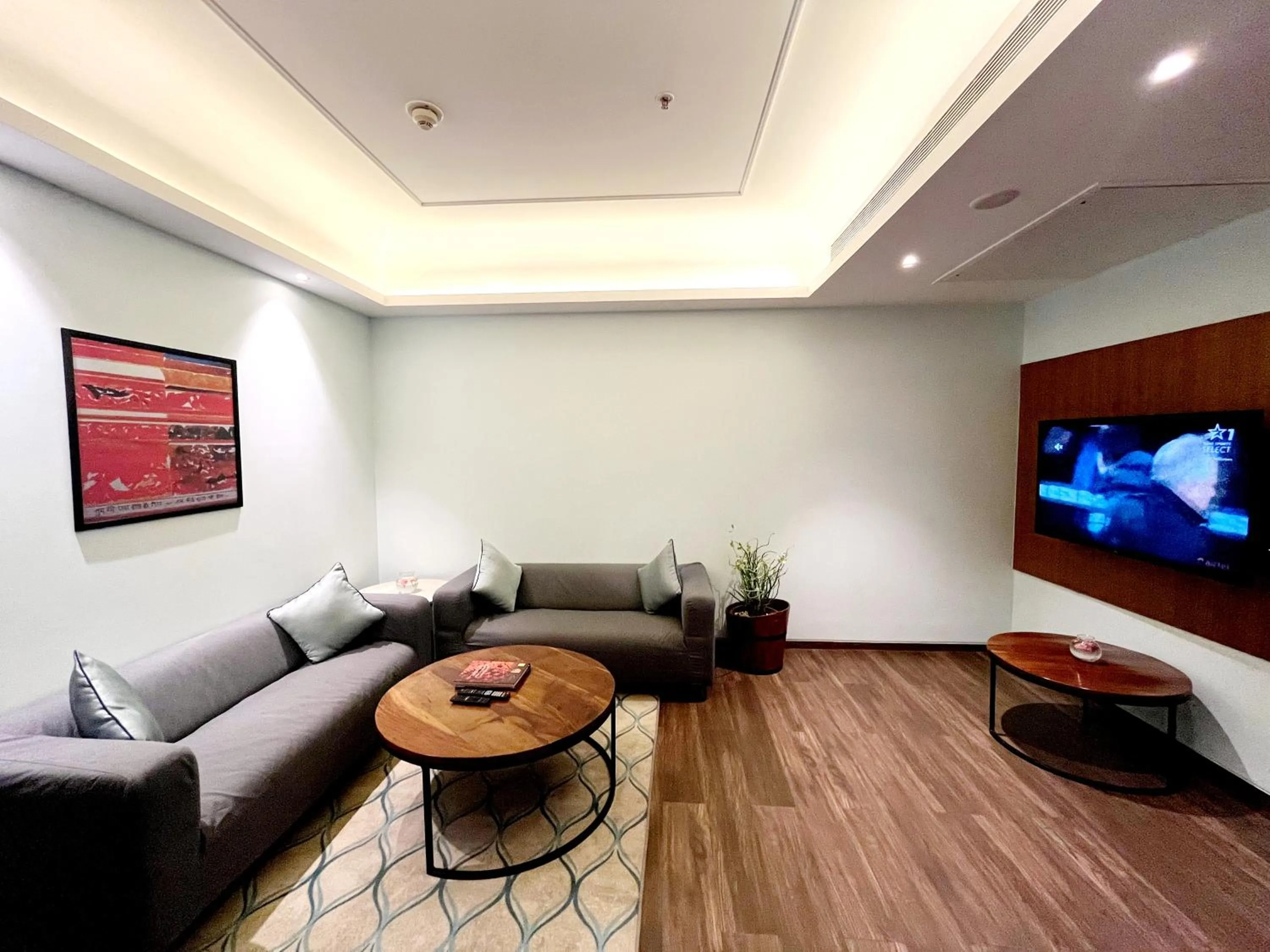 Living room in Gift City Club, a member of Radisson Individuals