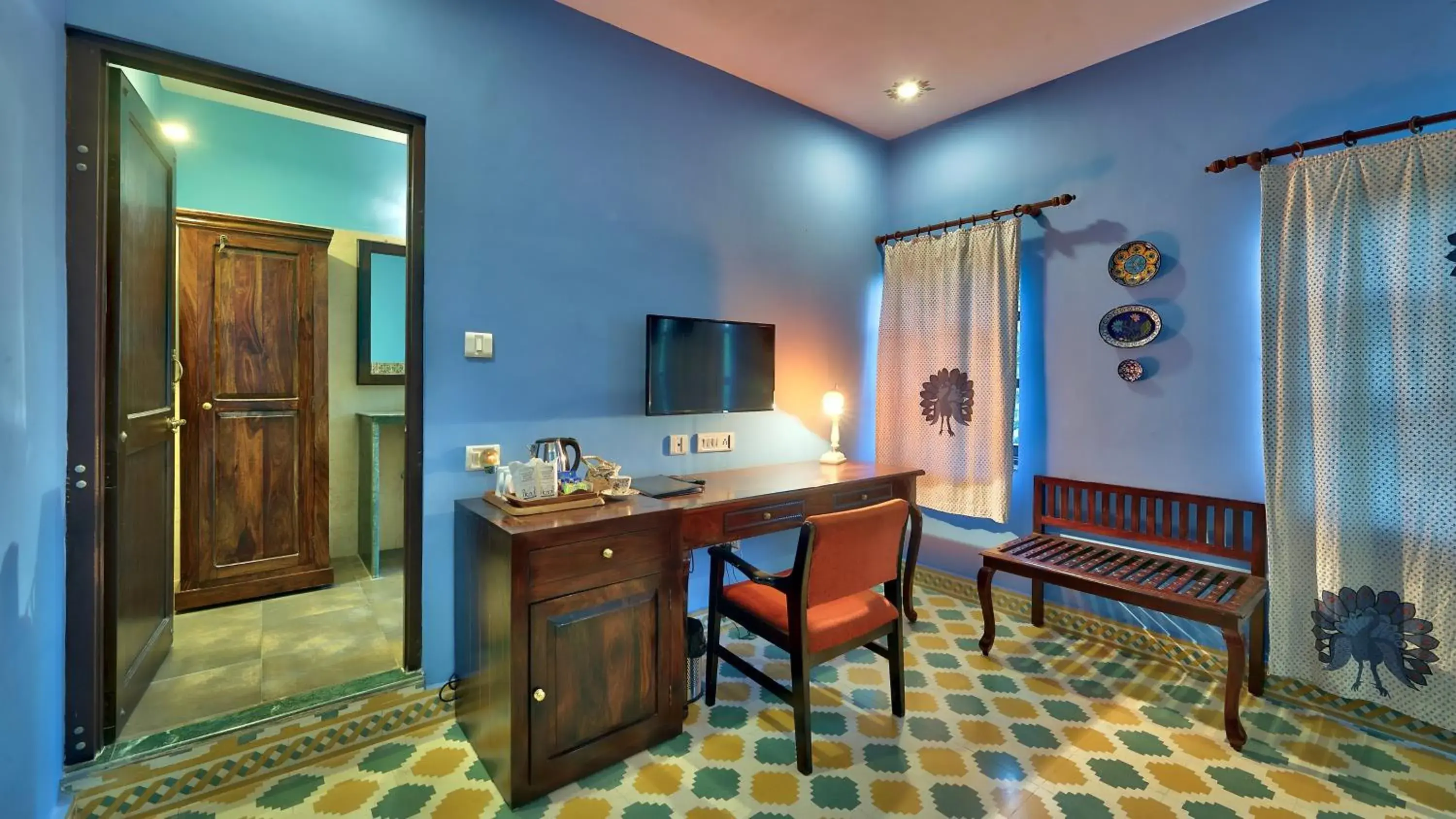 Living room, Bed in Ikaki Niwas - A Heritage Boutique Hotel Living room, Bed in Ikaki Niwas - A Heritage Boutique Hotel