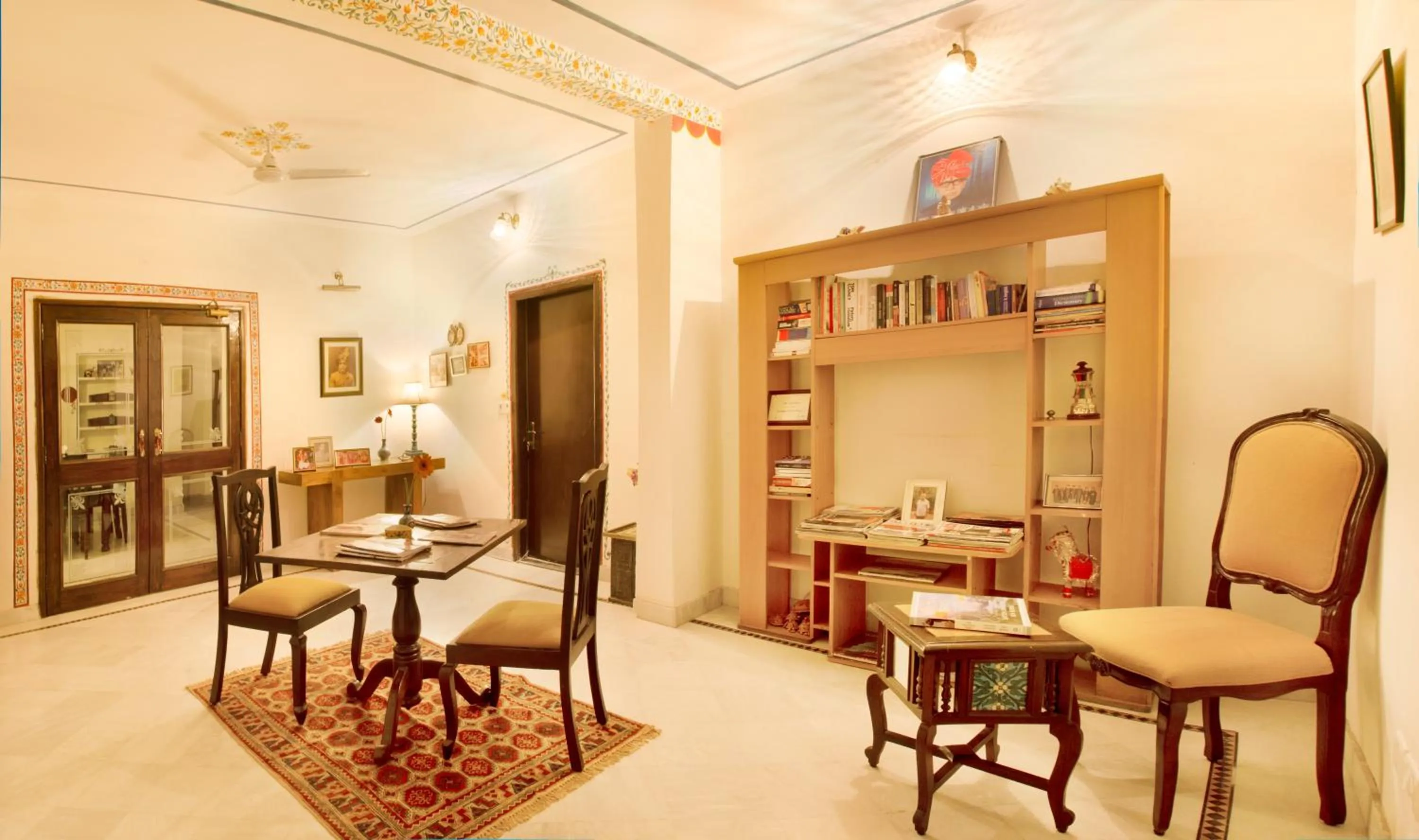 Library in Ikaki Niwas - A Heritage Boutique Hotel