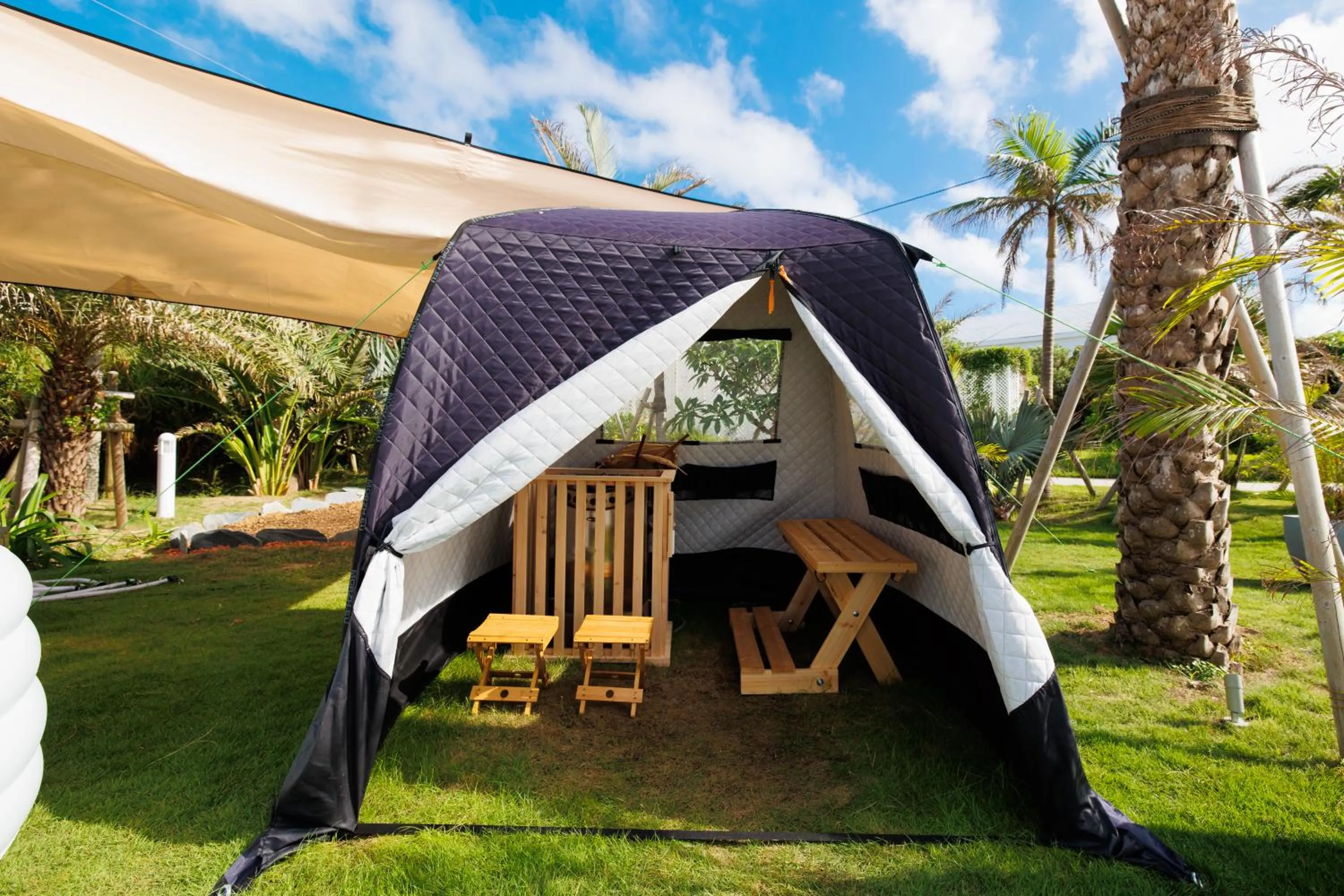 Sauna in Pricia Resort Yoron