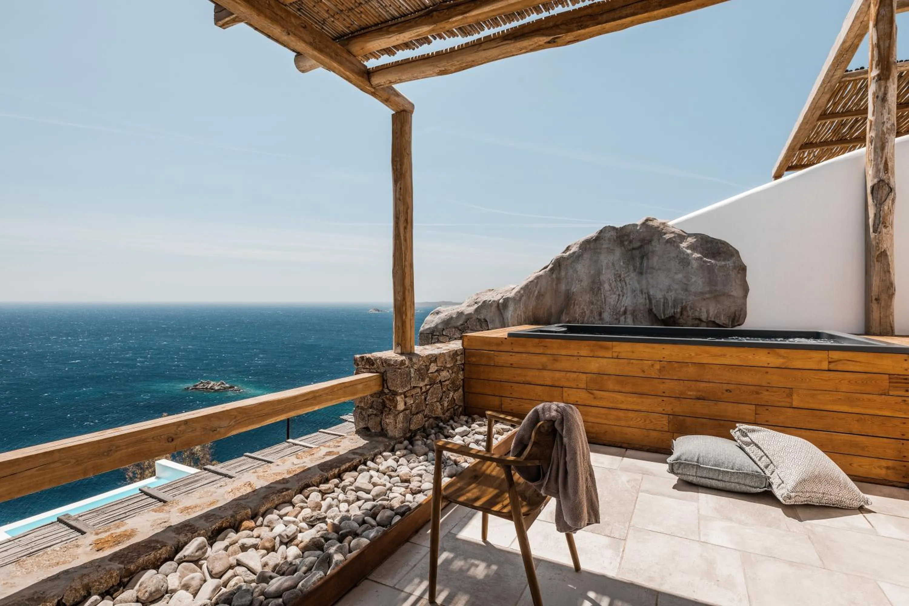 Balcony/Terrace in Alissachni Mykonos