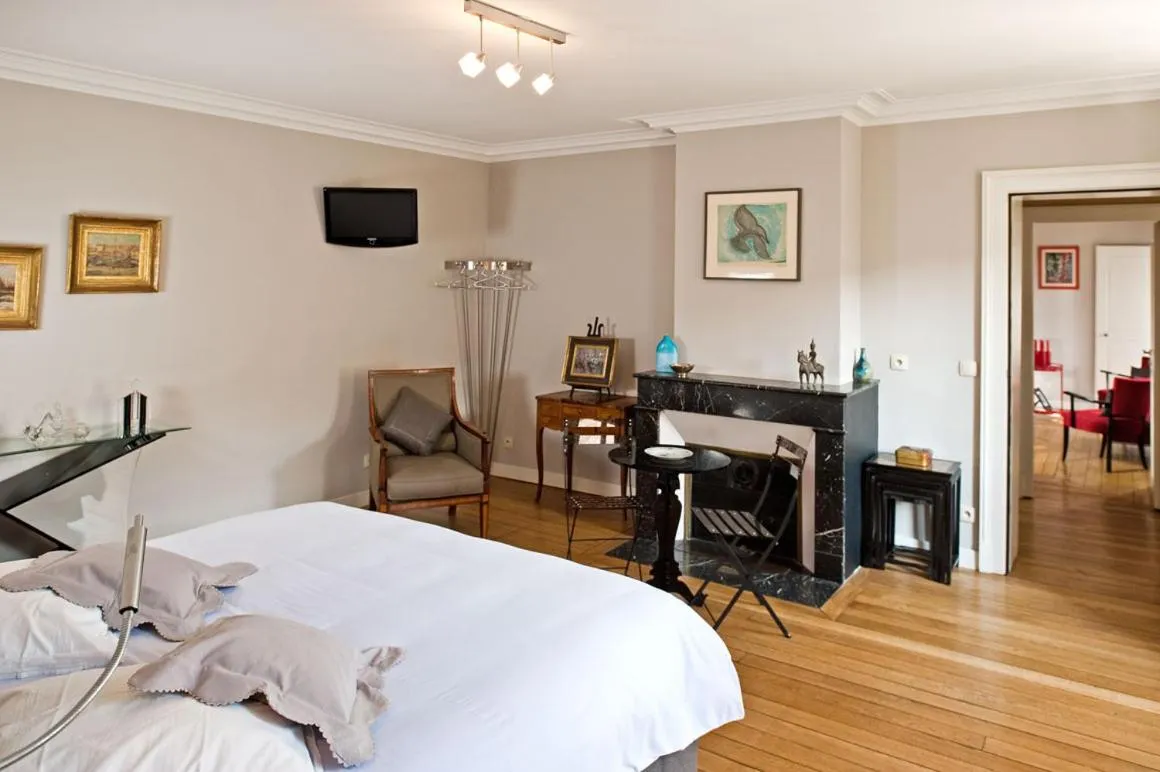 Photo of the whole room, Bed in Maison d'Hôte de Myon