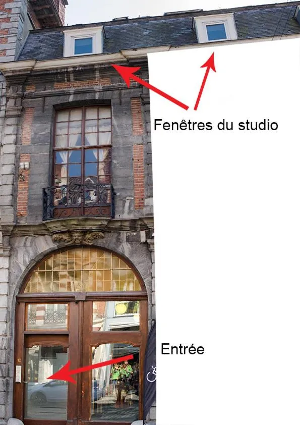 Facade/entrance in Les studios de la grand Place