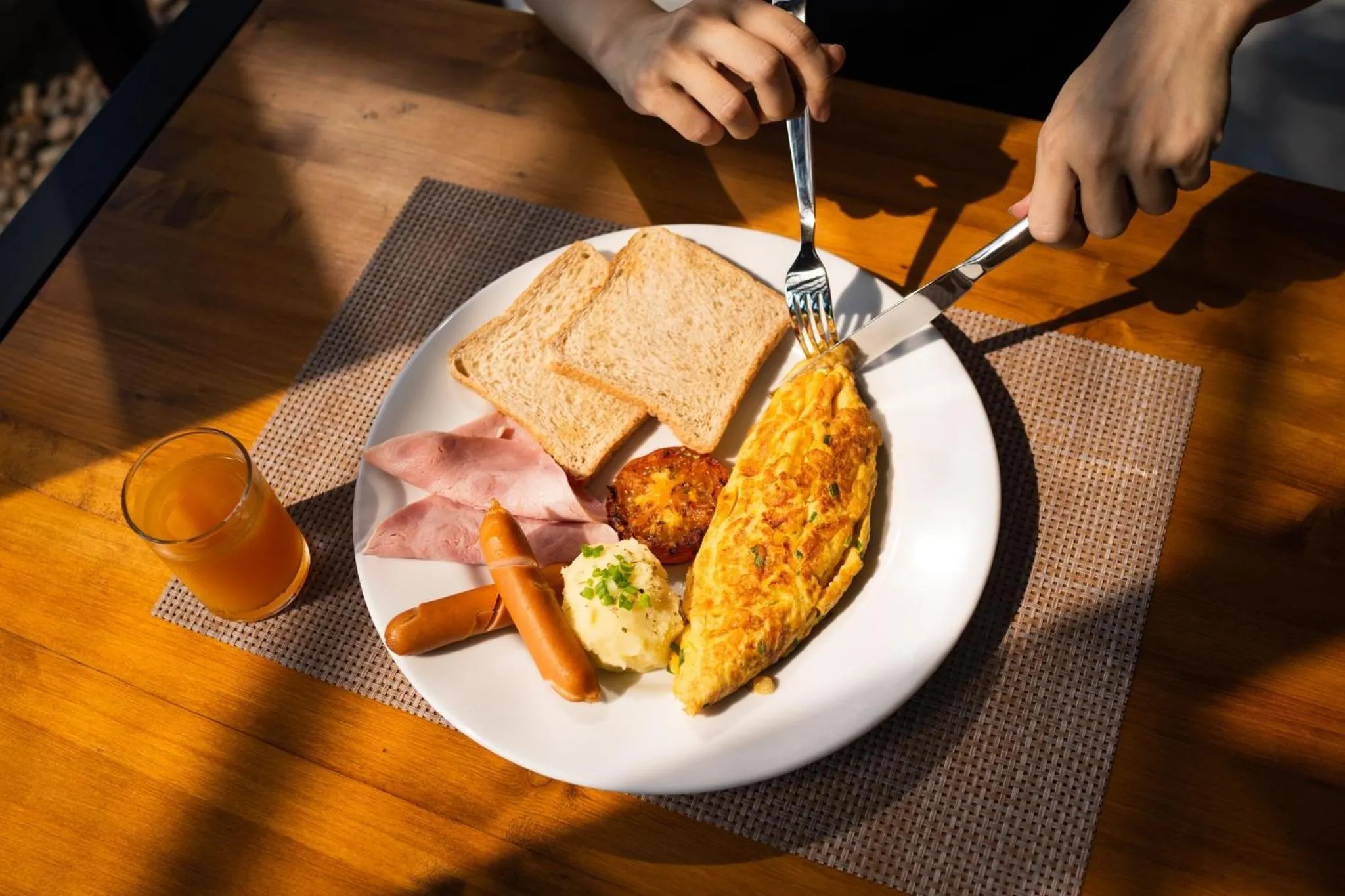 Breakfast in The Gallery Hotel Nai Harn