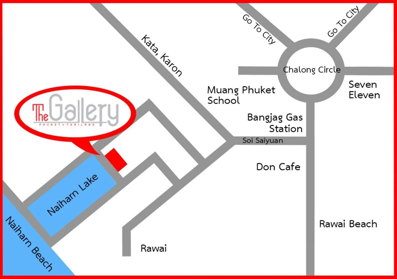 Text overlay in The Gallery Hotel Nai Harn