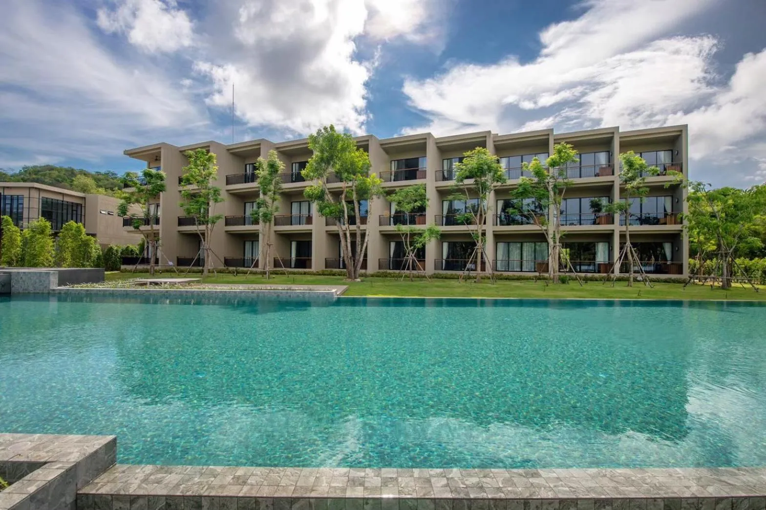 Pool view in The Gallery Hotel Nai Harn