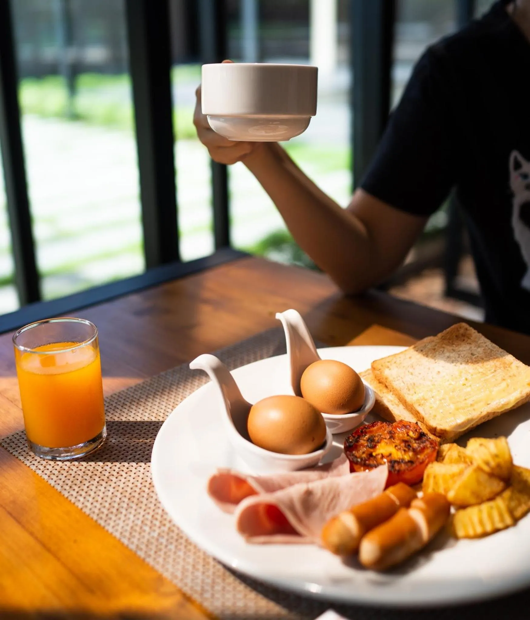 Breakfast in The Gallery Hotel Nai Harn