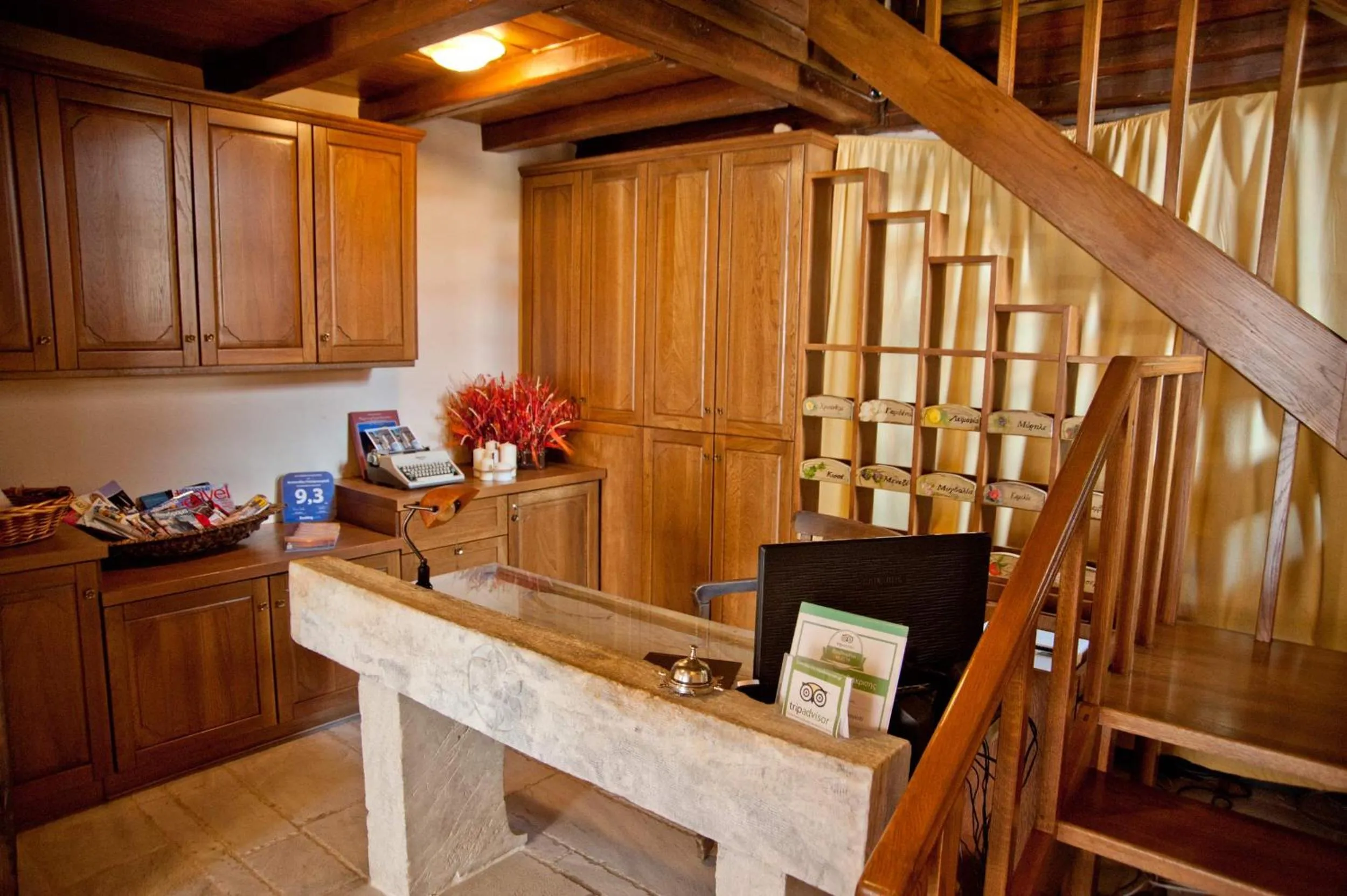 Lobby or reception in Archontiko Hatzipanayioti