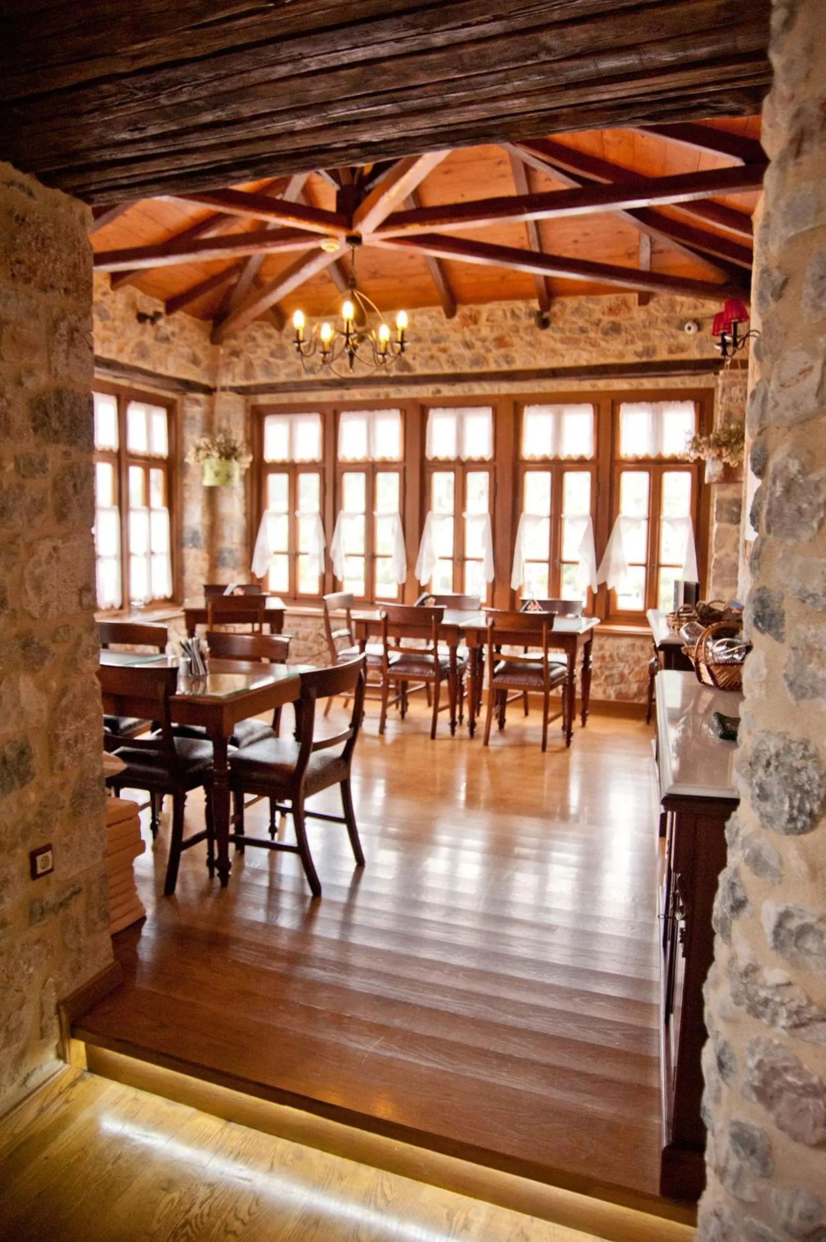 Communal lounge/ TV room in Archontiko Hatzipanayioti