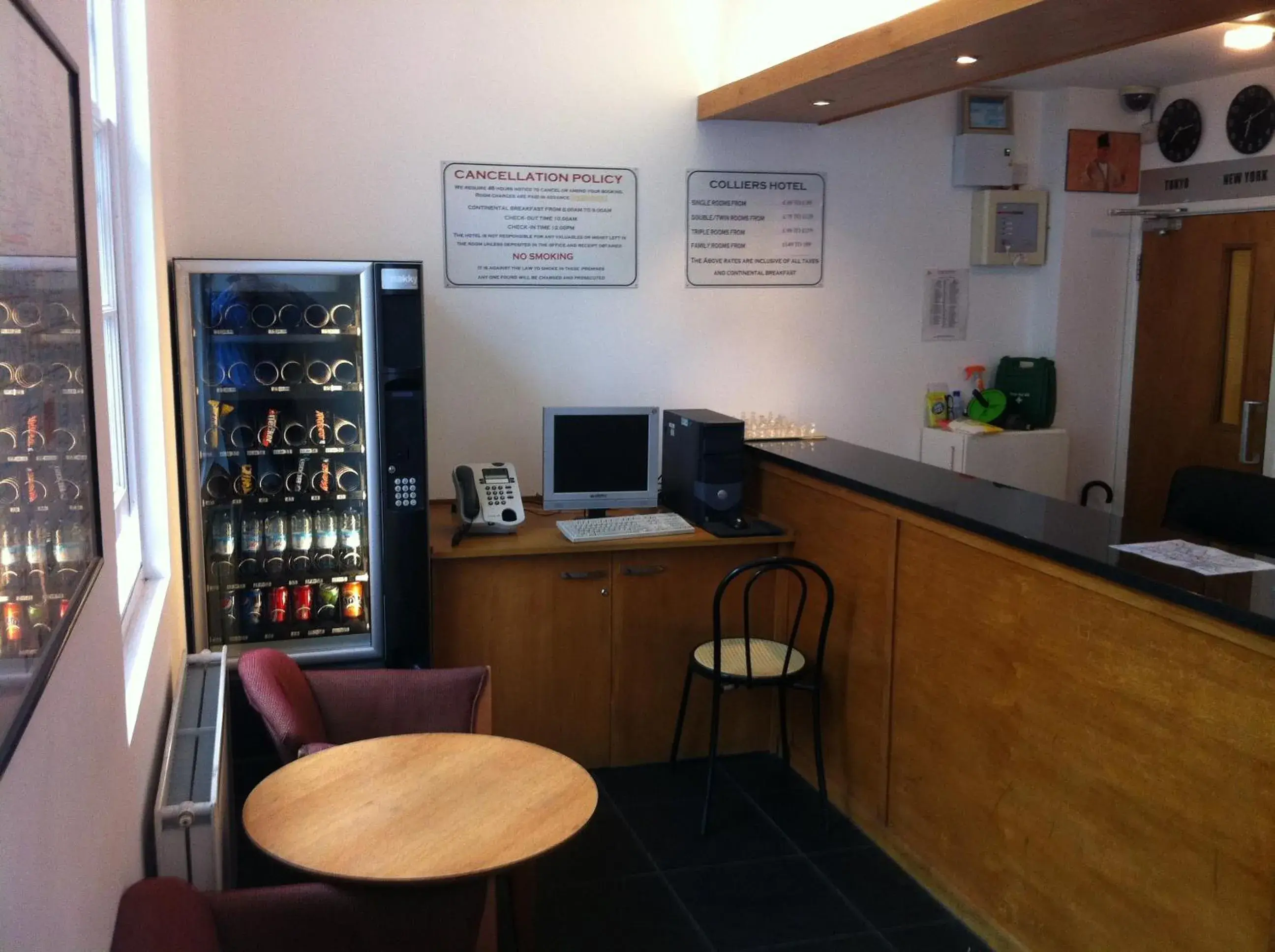 Lobby or reception in Colliers Hotel Lobby or reception in Colliers Hotel