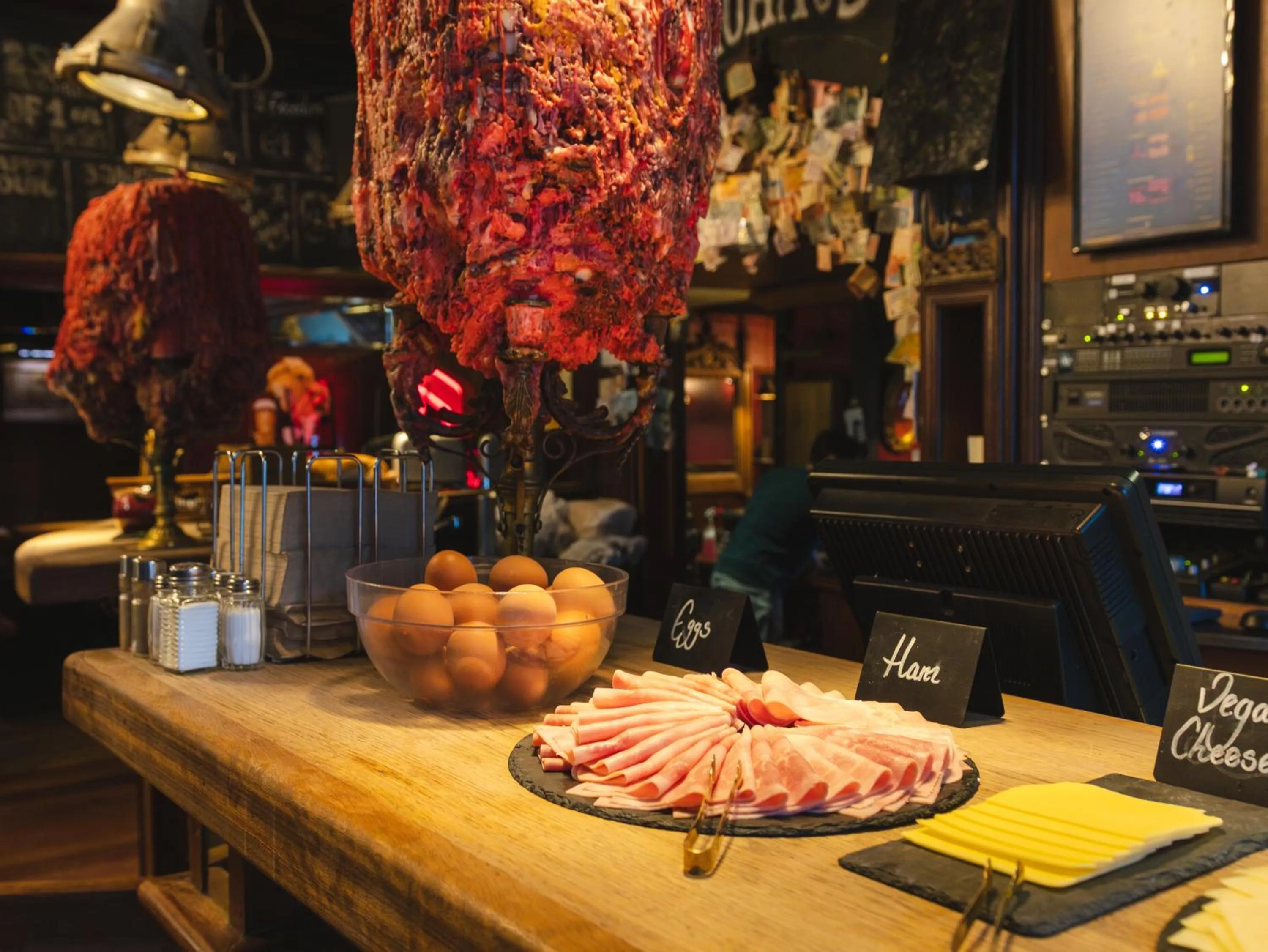 Food in St Christopher's Inn Bruges - The Bauhaus