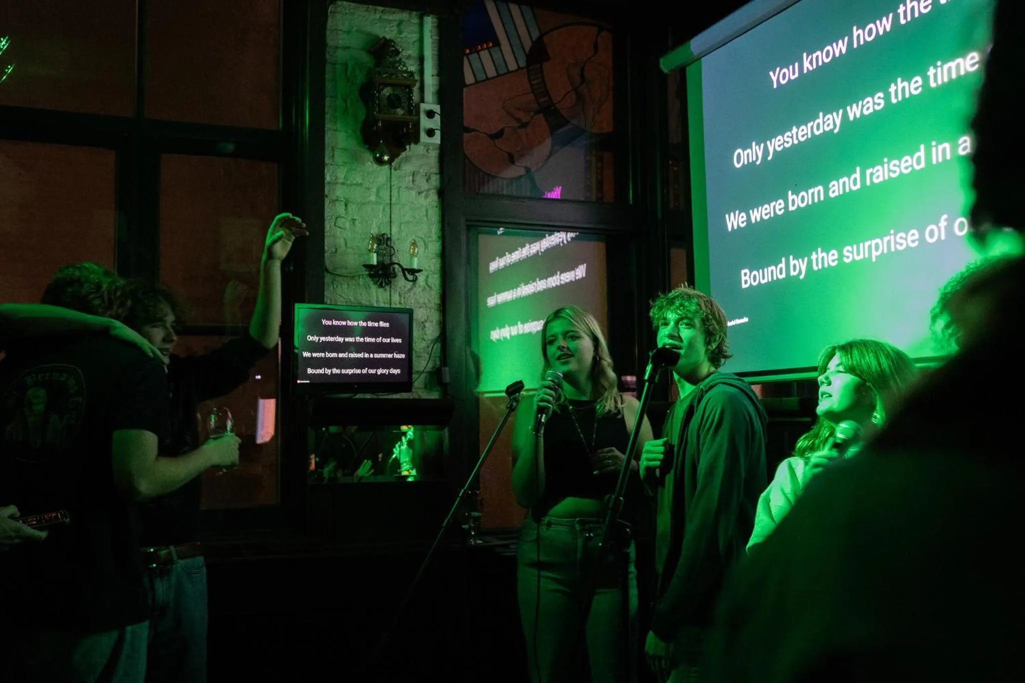 People in St Christopher's Inn Bruges - The Bauhaus