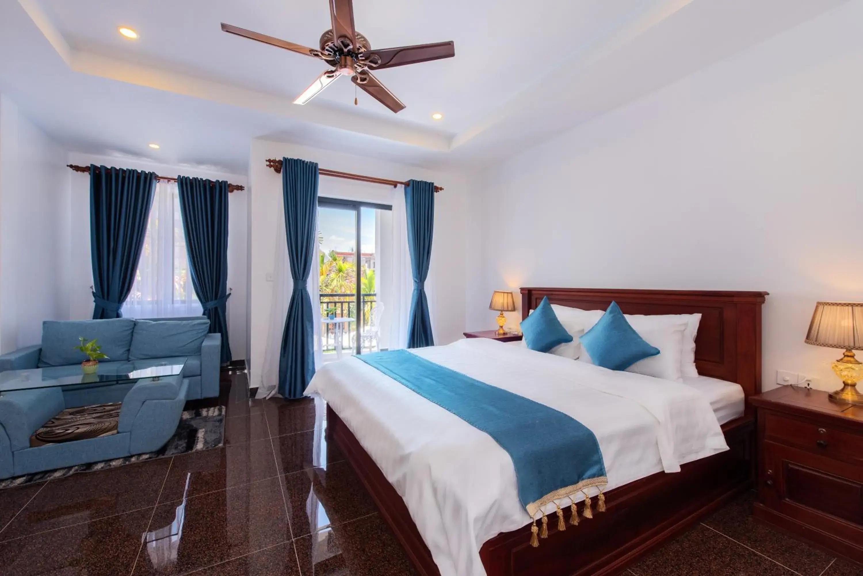 Photo of the whole room, Bed in The Unique Angkor Villa Photo of the whole room, Bed in The Unique Angkor Villa