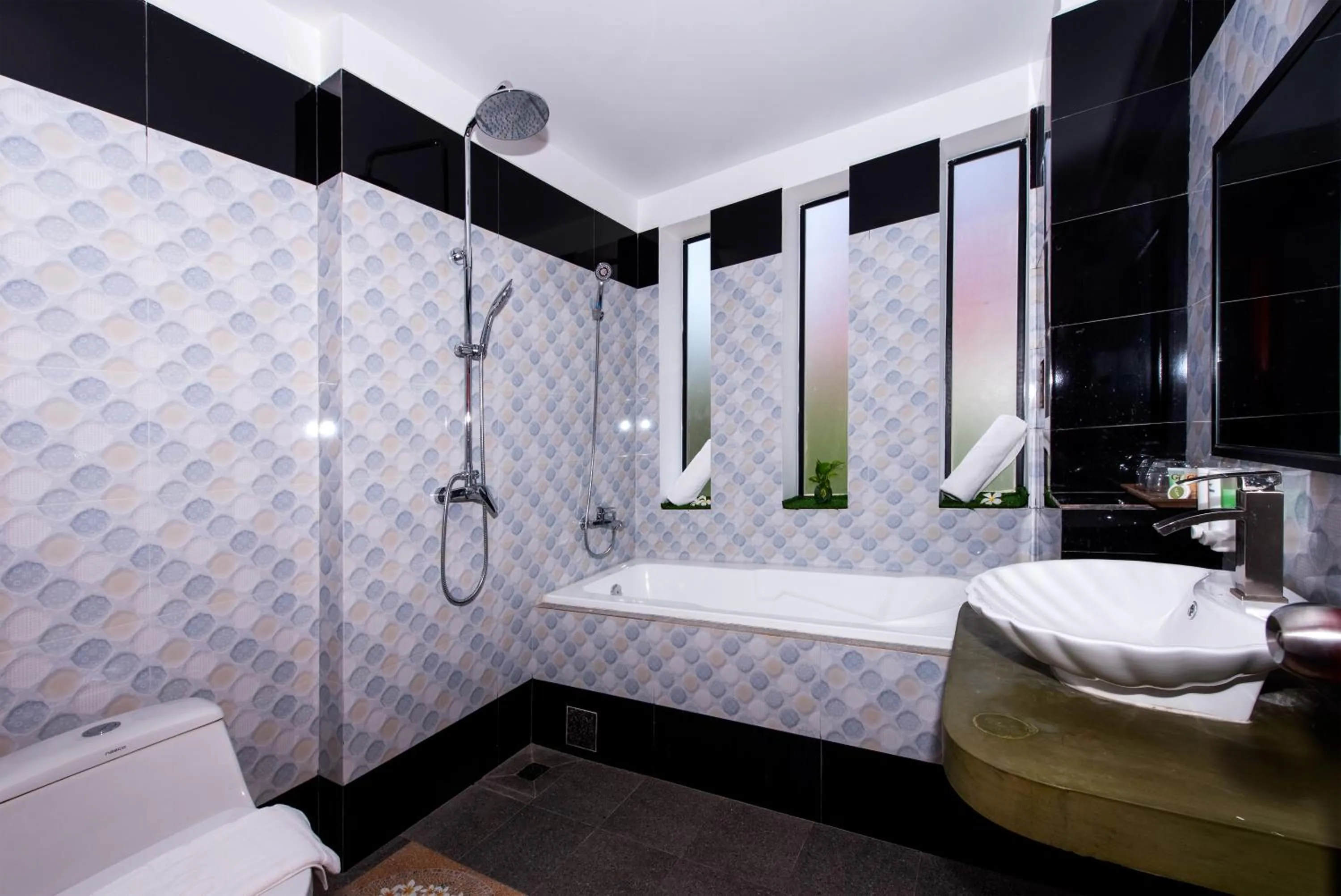 Shower in The Unique Angkor Villa