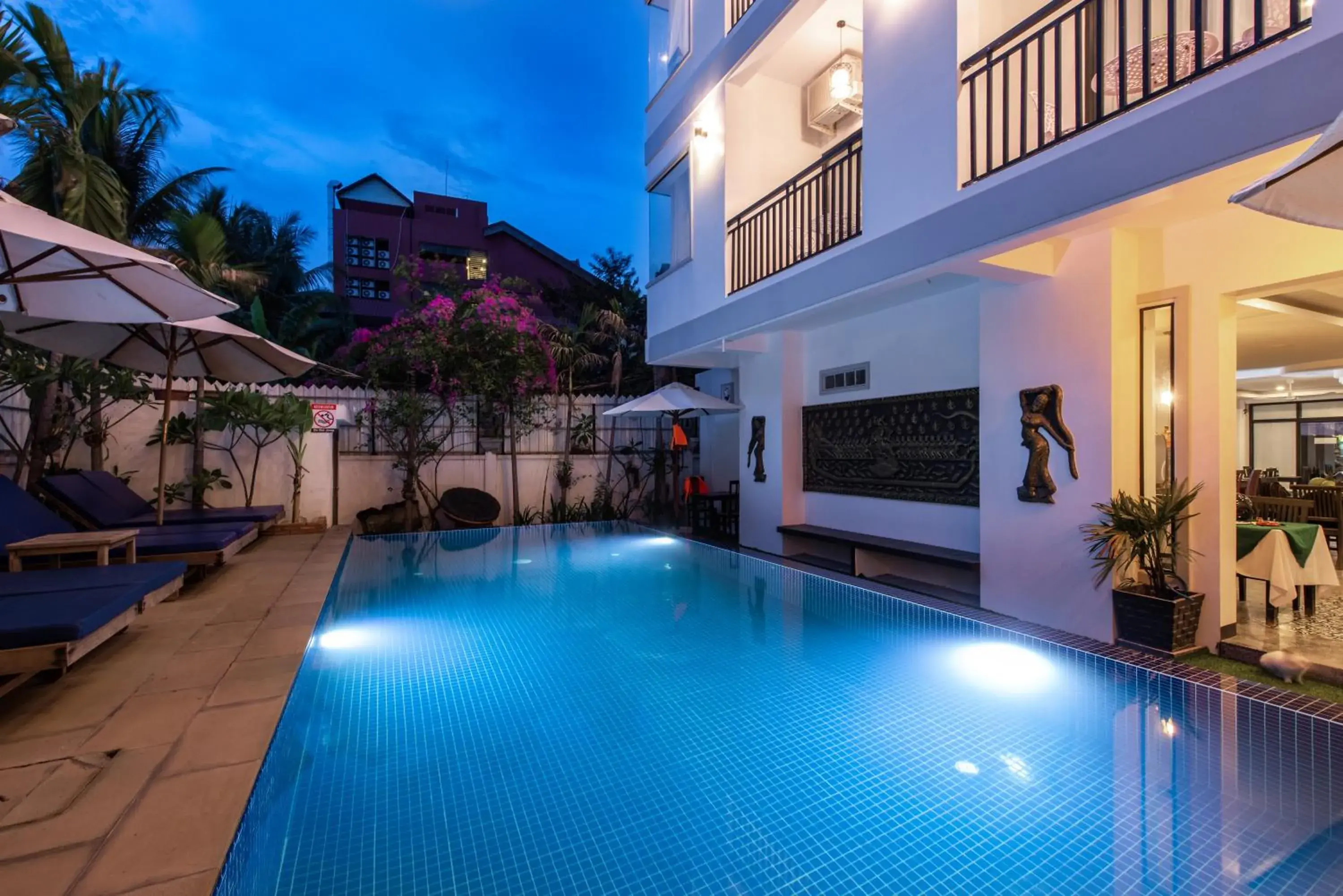 Pool view in The Unique Angkor Villa Pool view in The Unique Angkor Villa
