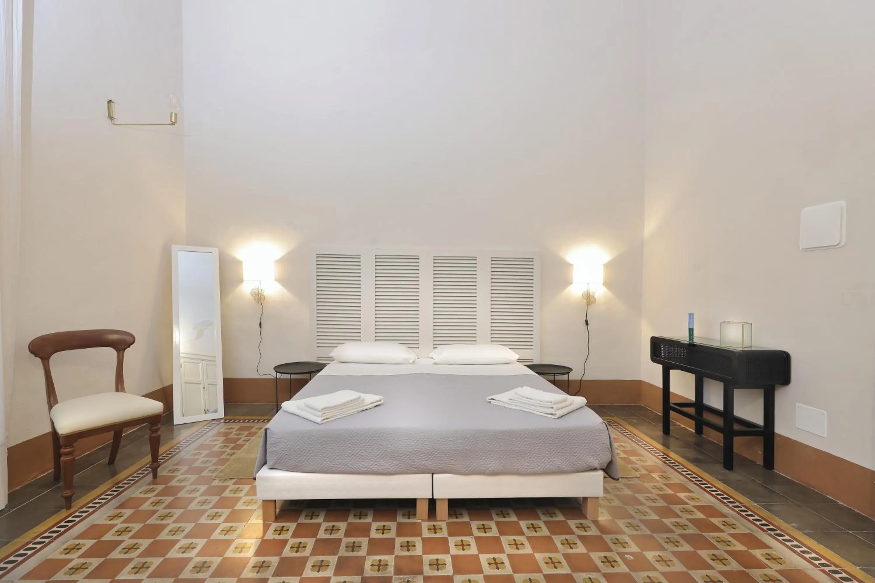 Bedroom, Bed in Palazzo Circolone