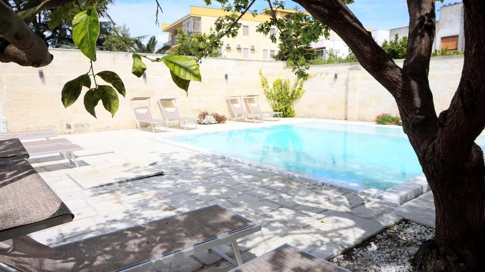 Pool view in Palazzo Circolone