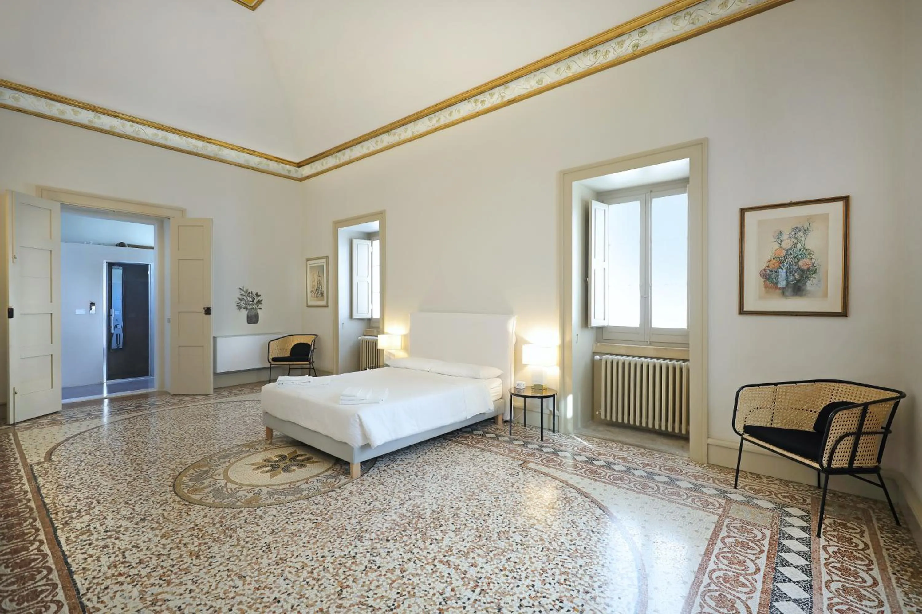 Bedroom, Bed in Palazzo Circolone