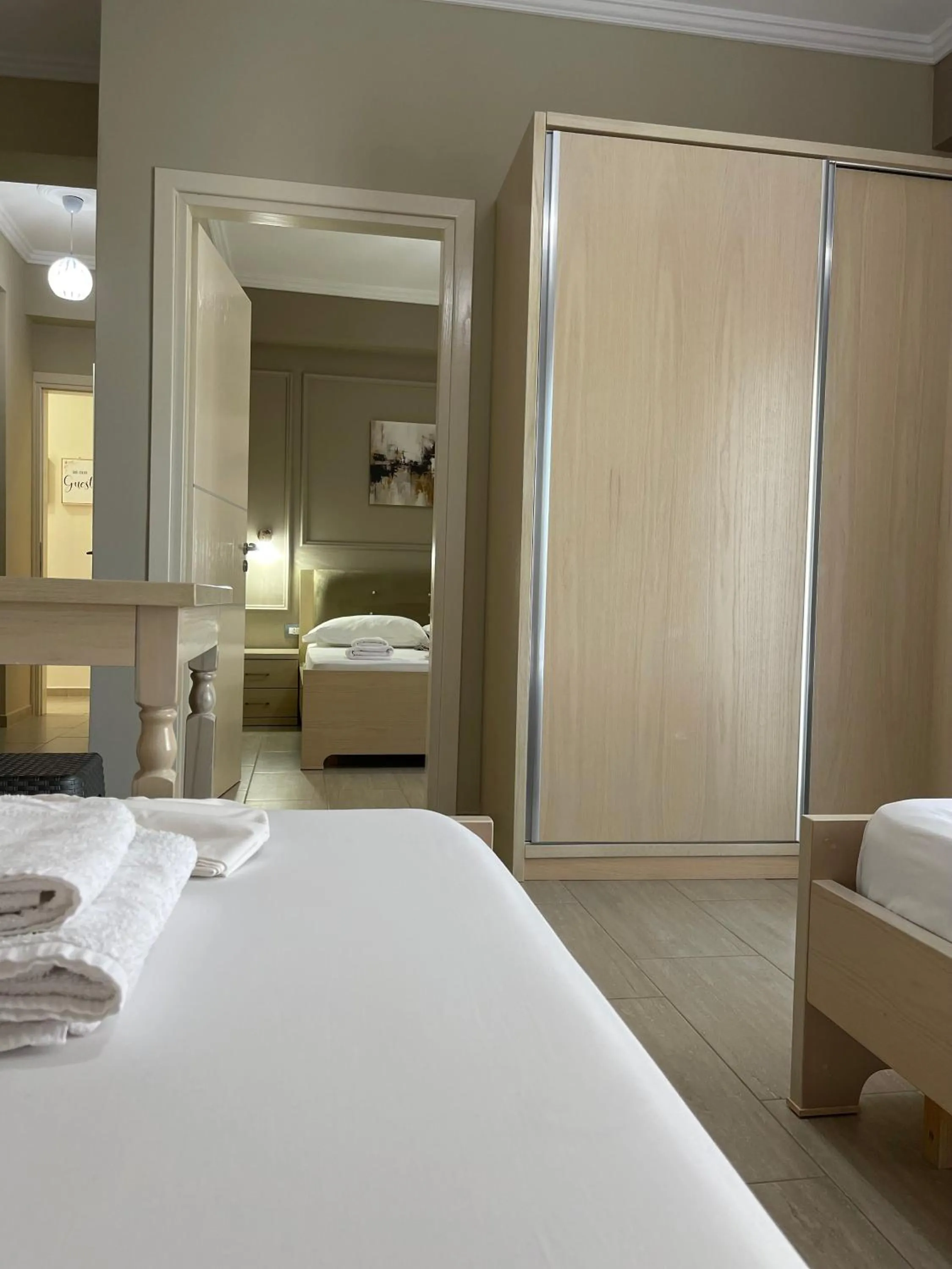 Bed in Durmishi Rooms & Apartments & Beach