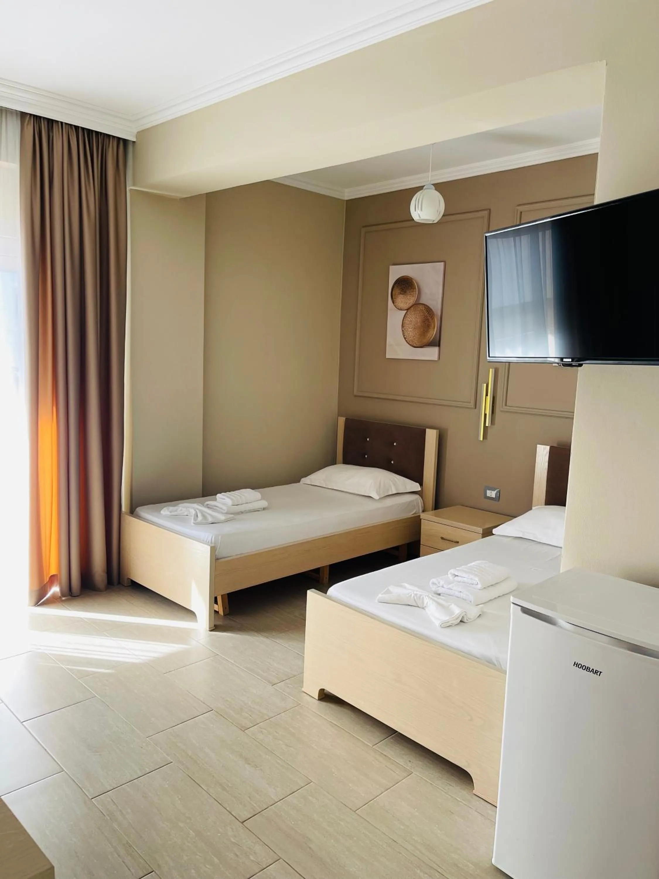 Bed in Durmishi Rooms & Apartments & Beach