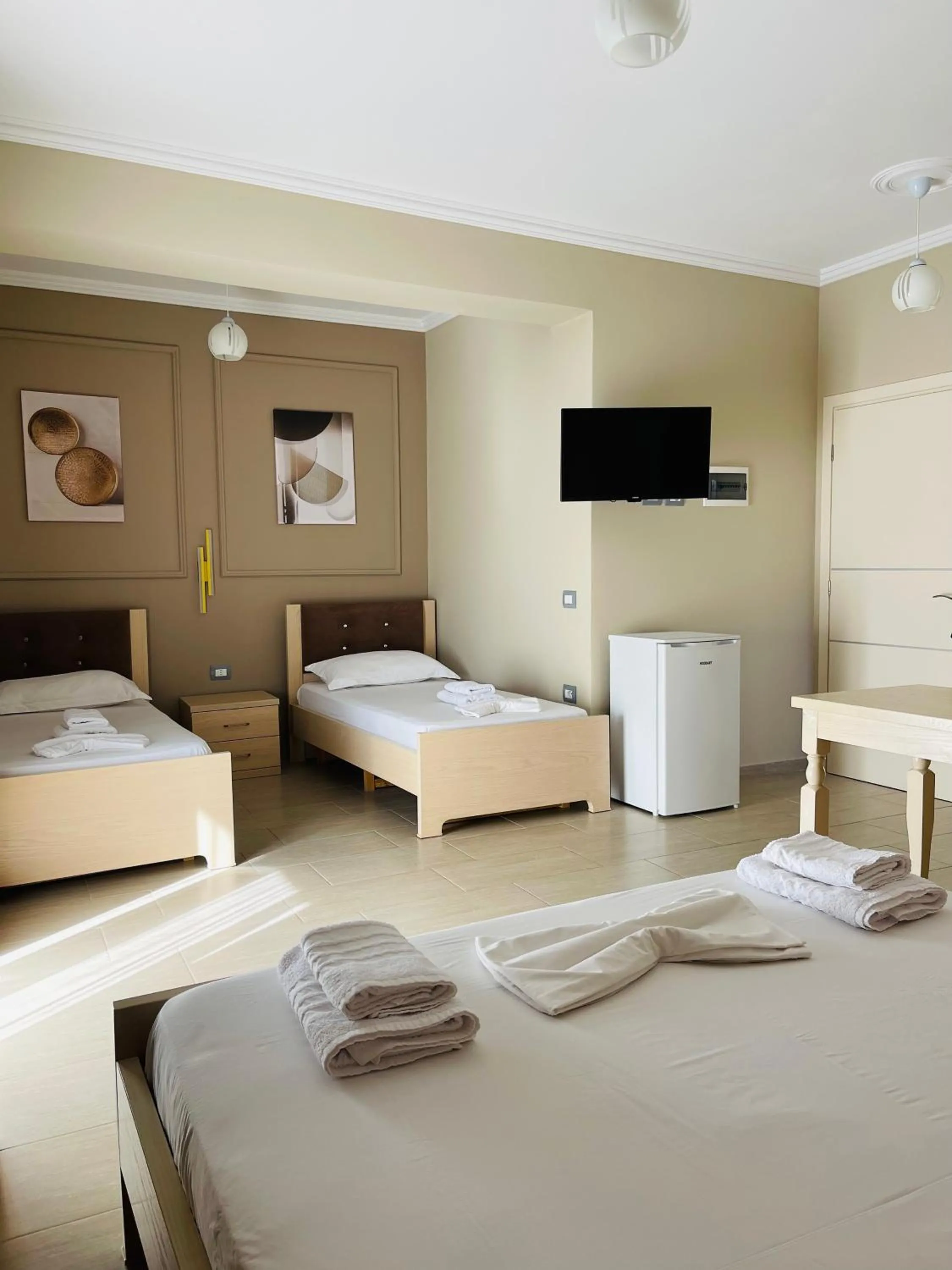 Bed in Durmishi Rooms & Apartments & Beach