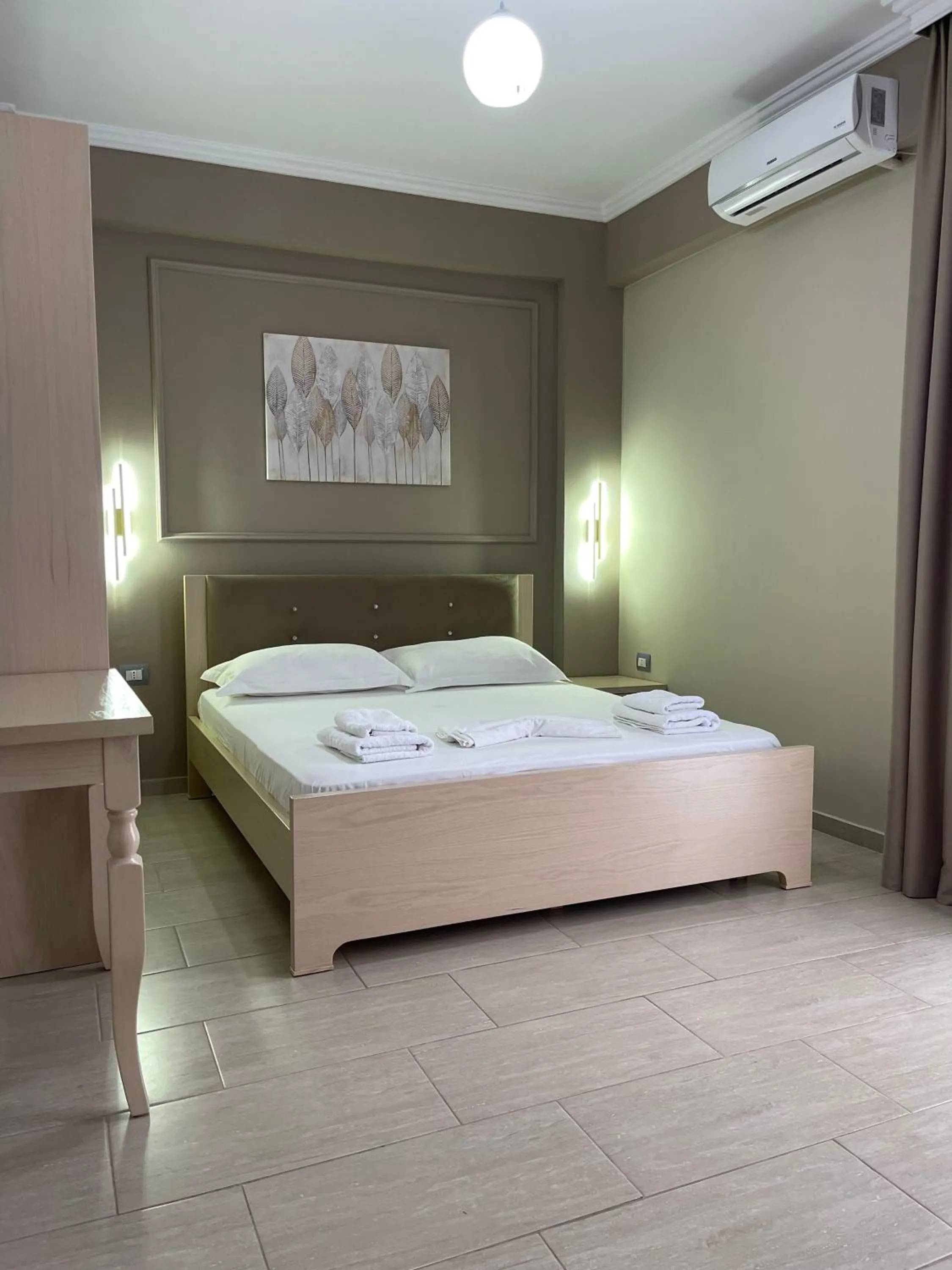 Bed in Durmishi Rooms & Apartments & Beach
