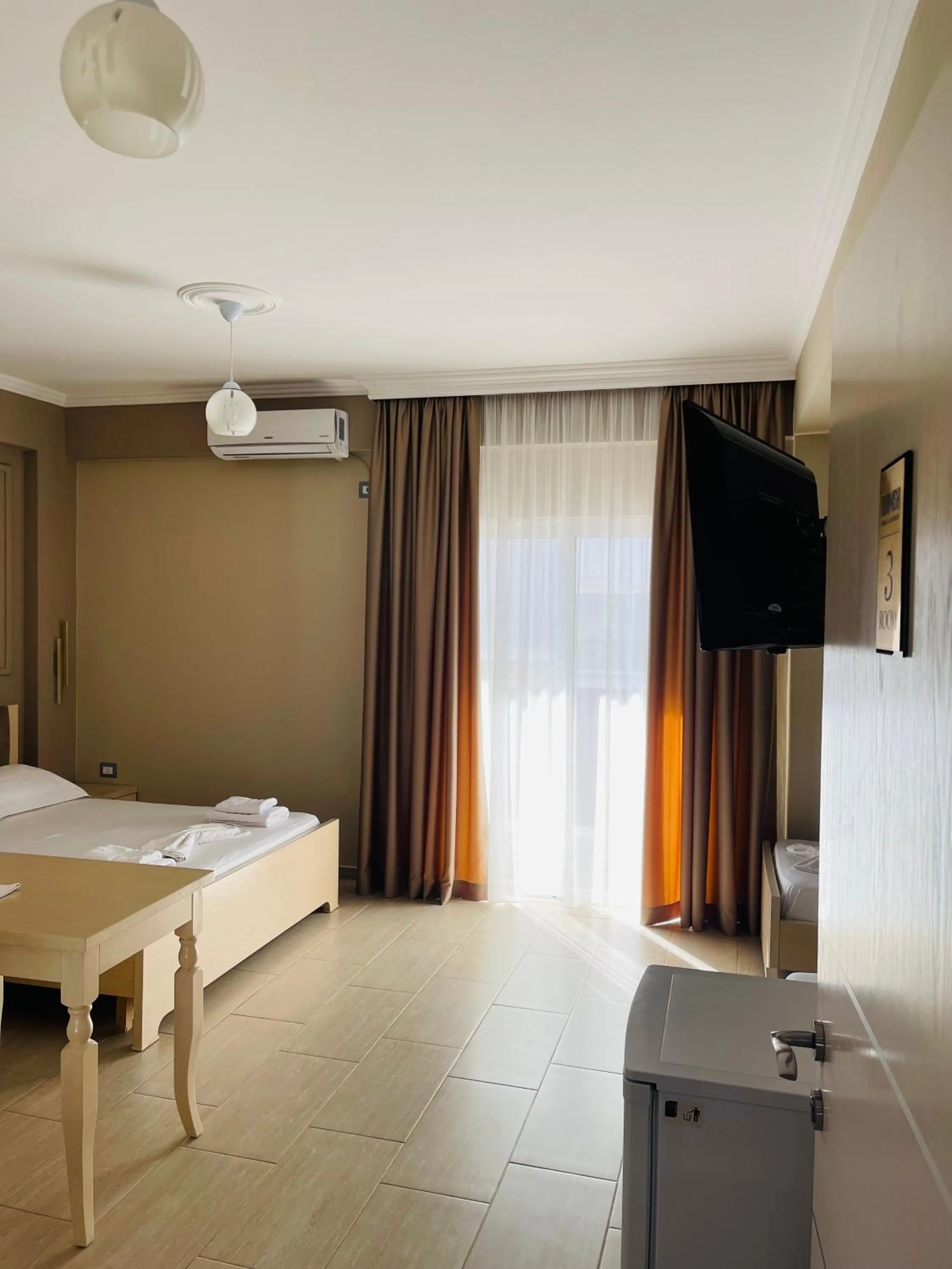 Bed in Durmishi Rooms & Apartments & Beach