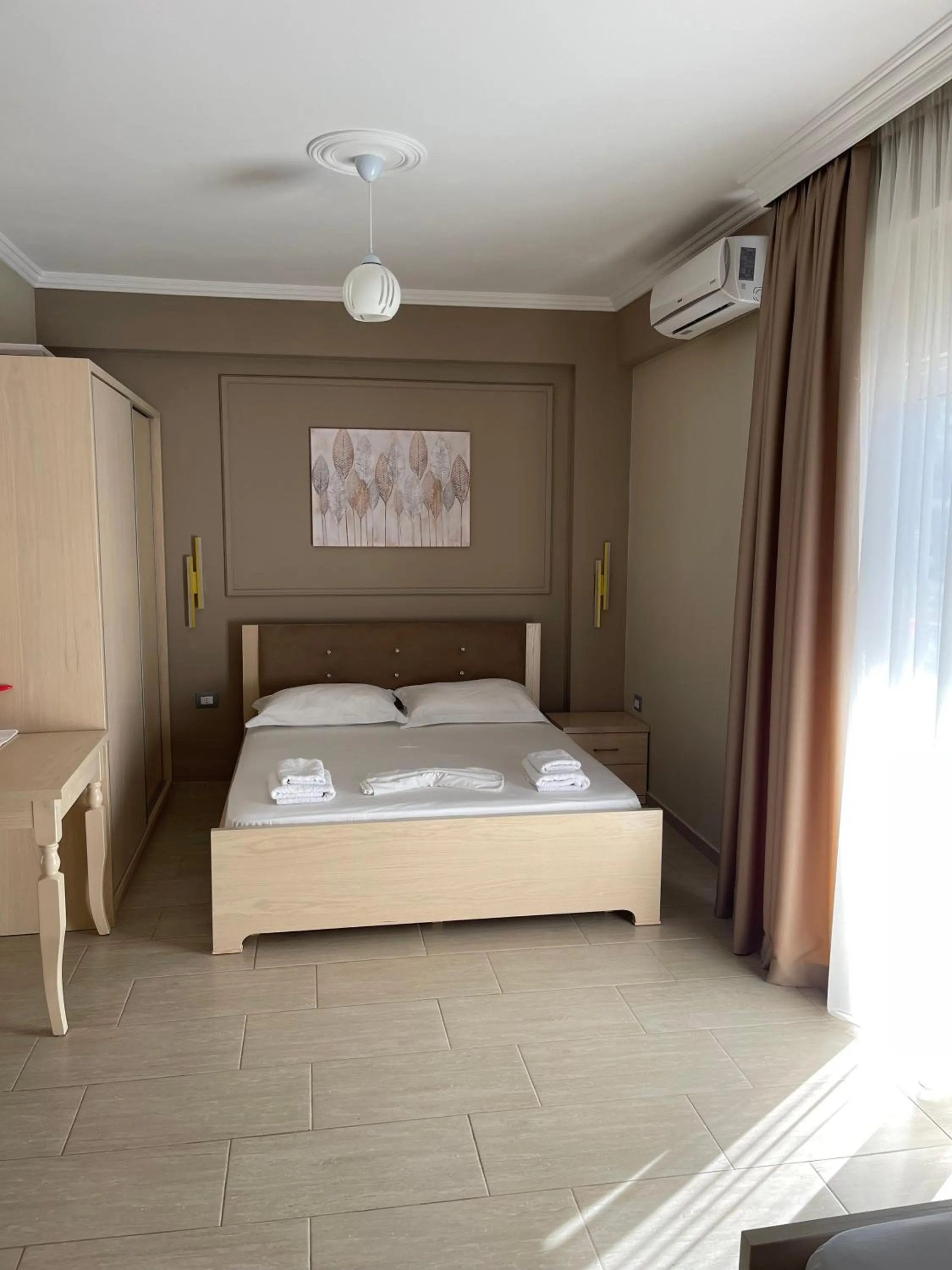 Bed in Durmishi Rooms & Apartments & Beach
