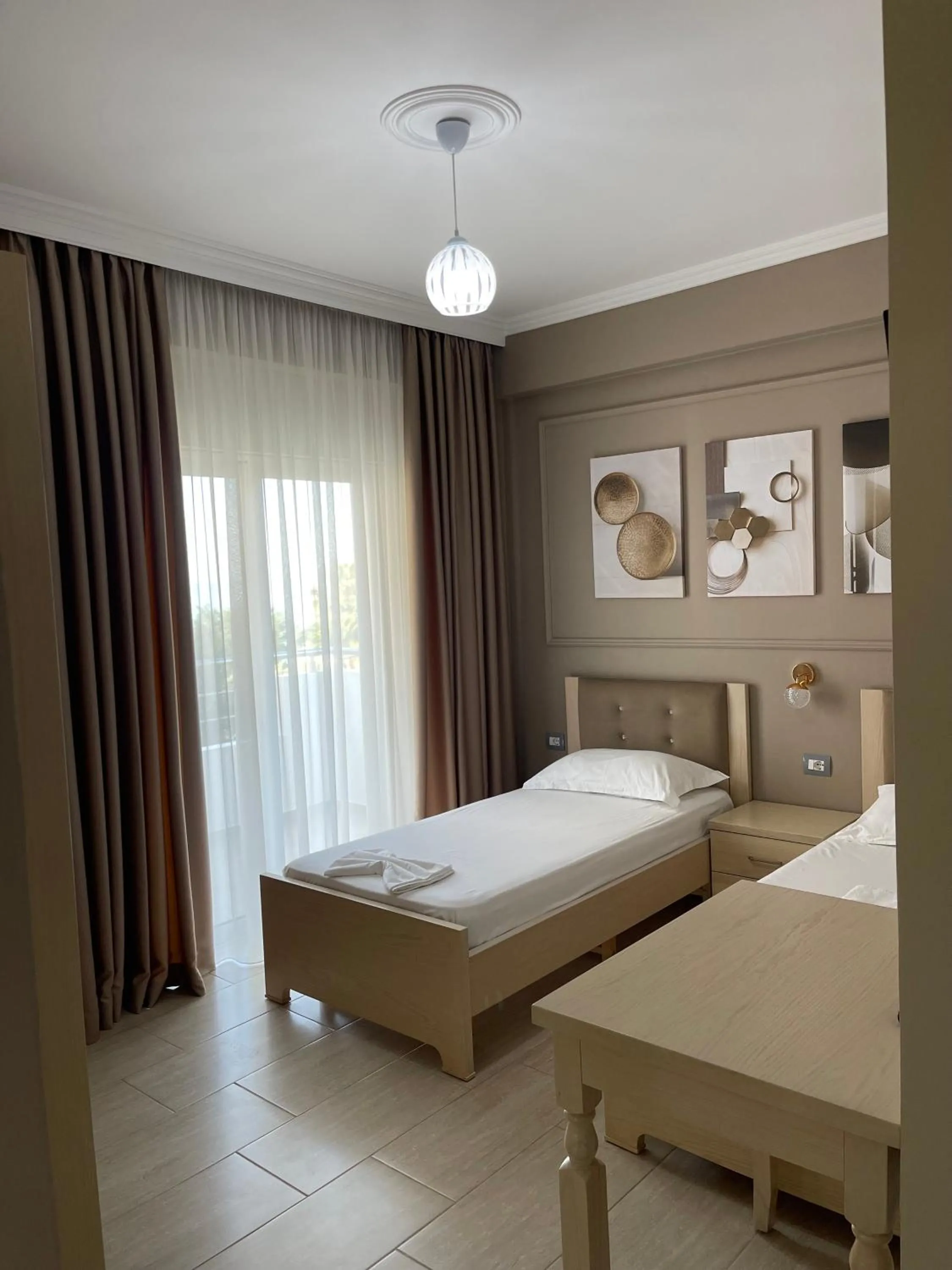 Bed in Durmishi Rooms & Apartments & Beach