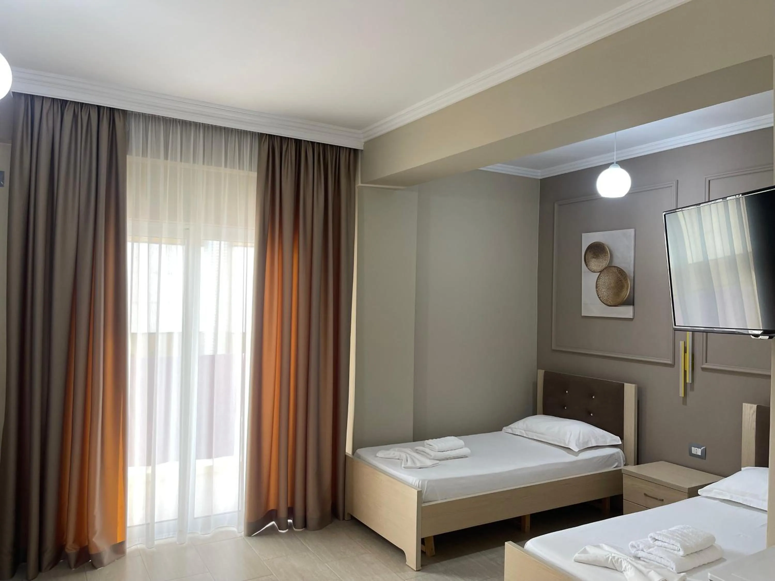 Bed in Durmishi Rooms & Apartments & Beach